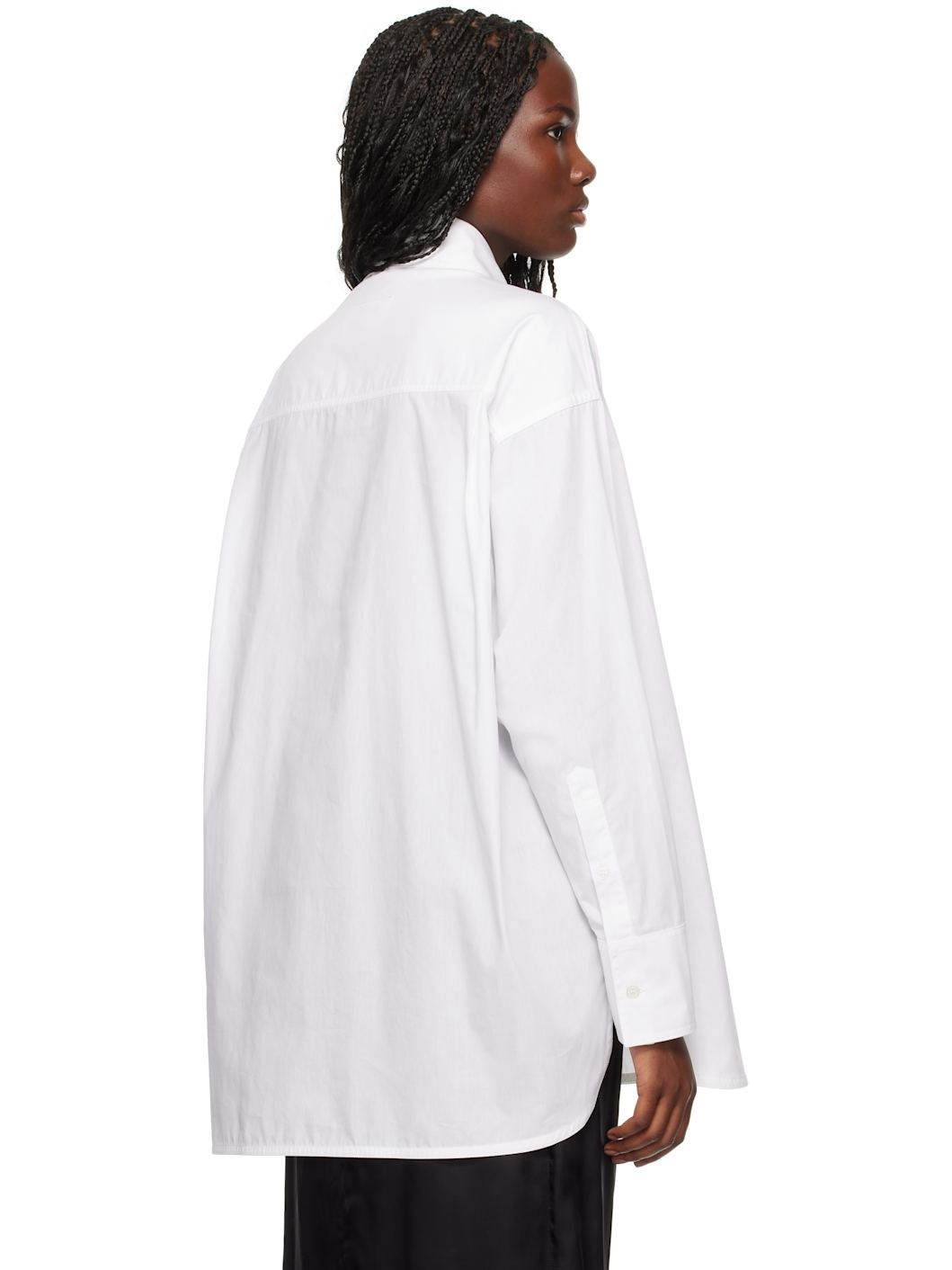 White Poplin Shirt - 3