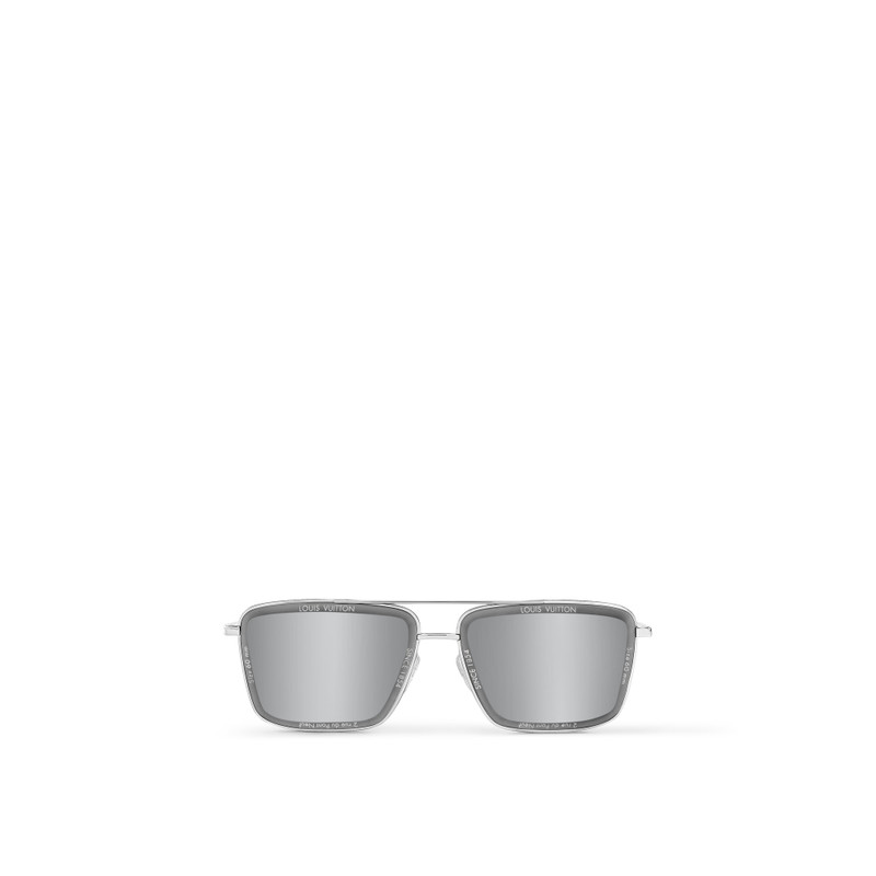 LV Super Vision Metal Square Sunglasses 1