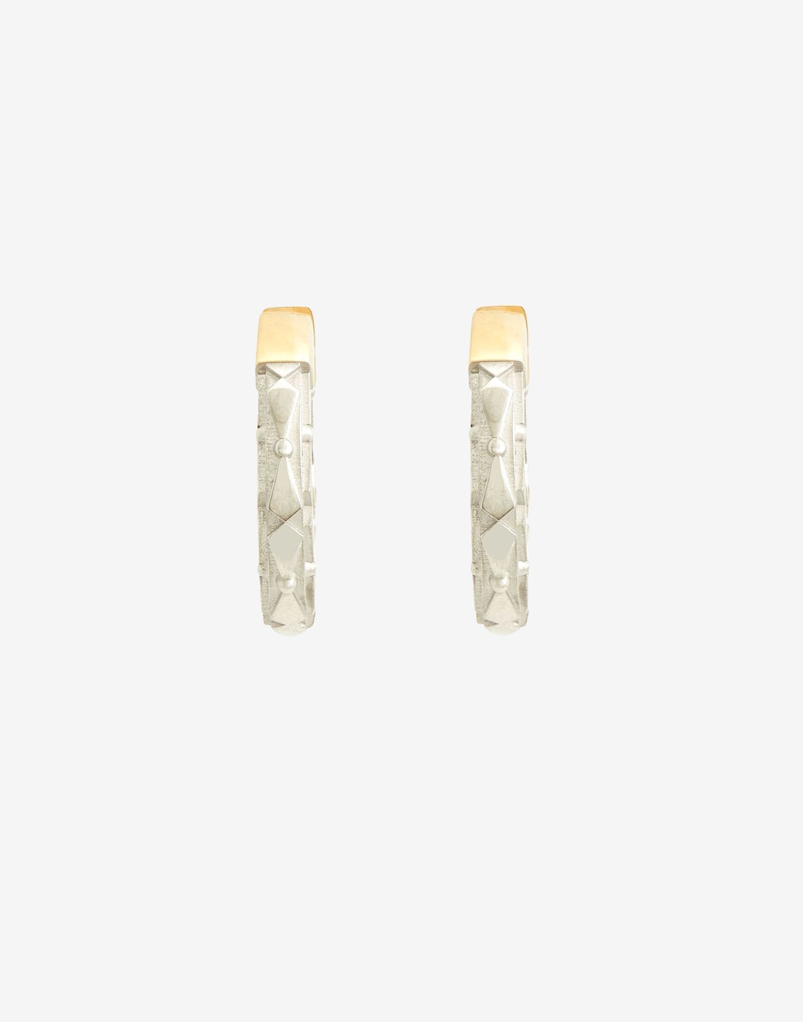 Two-tone earrings - 1