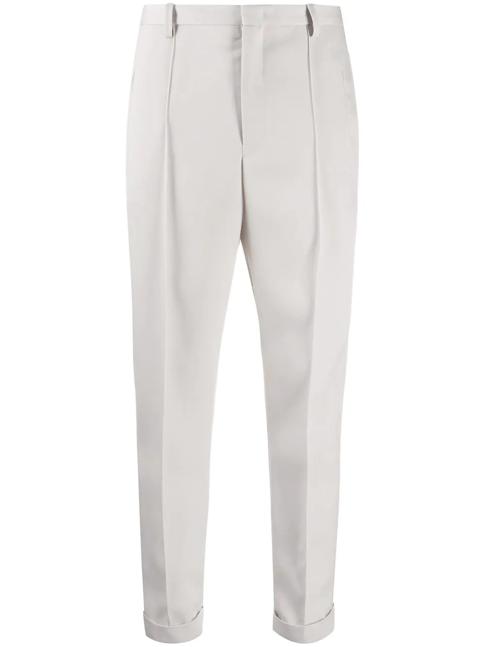 pressed crease trousers - 1