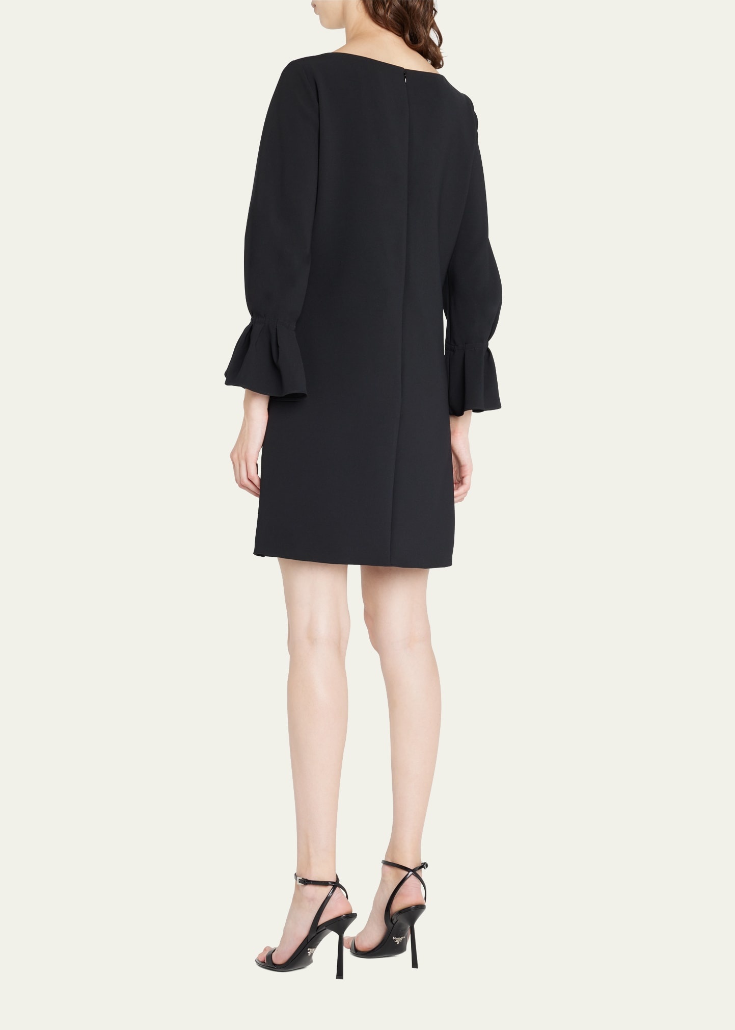 Ruffle-Cuff Shift Dress - 3