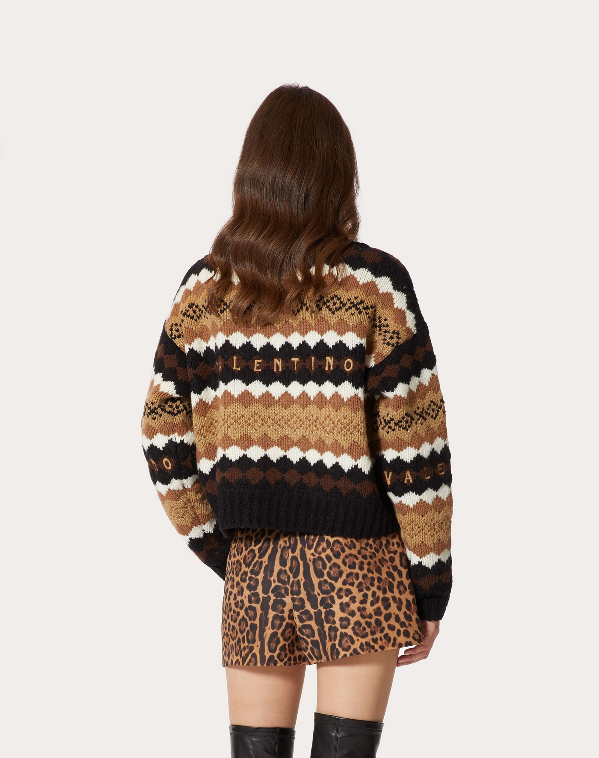 EMBROIDERED WOOL SWEATER - 4
