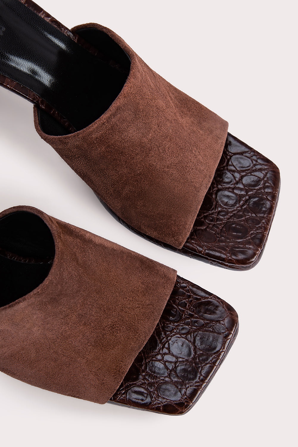 Beliz Sequoia Croco and Suede Leather - 4