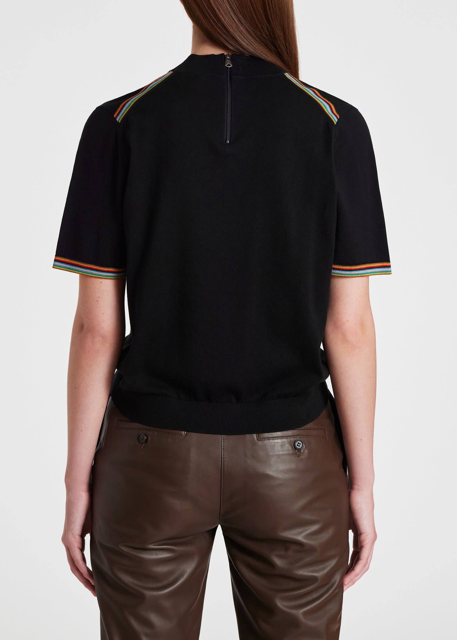 Cotton-Blend 'Signature Stripe' T-Shirt - 6