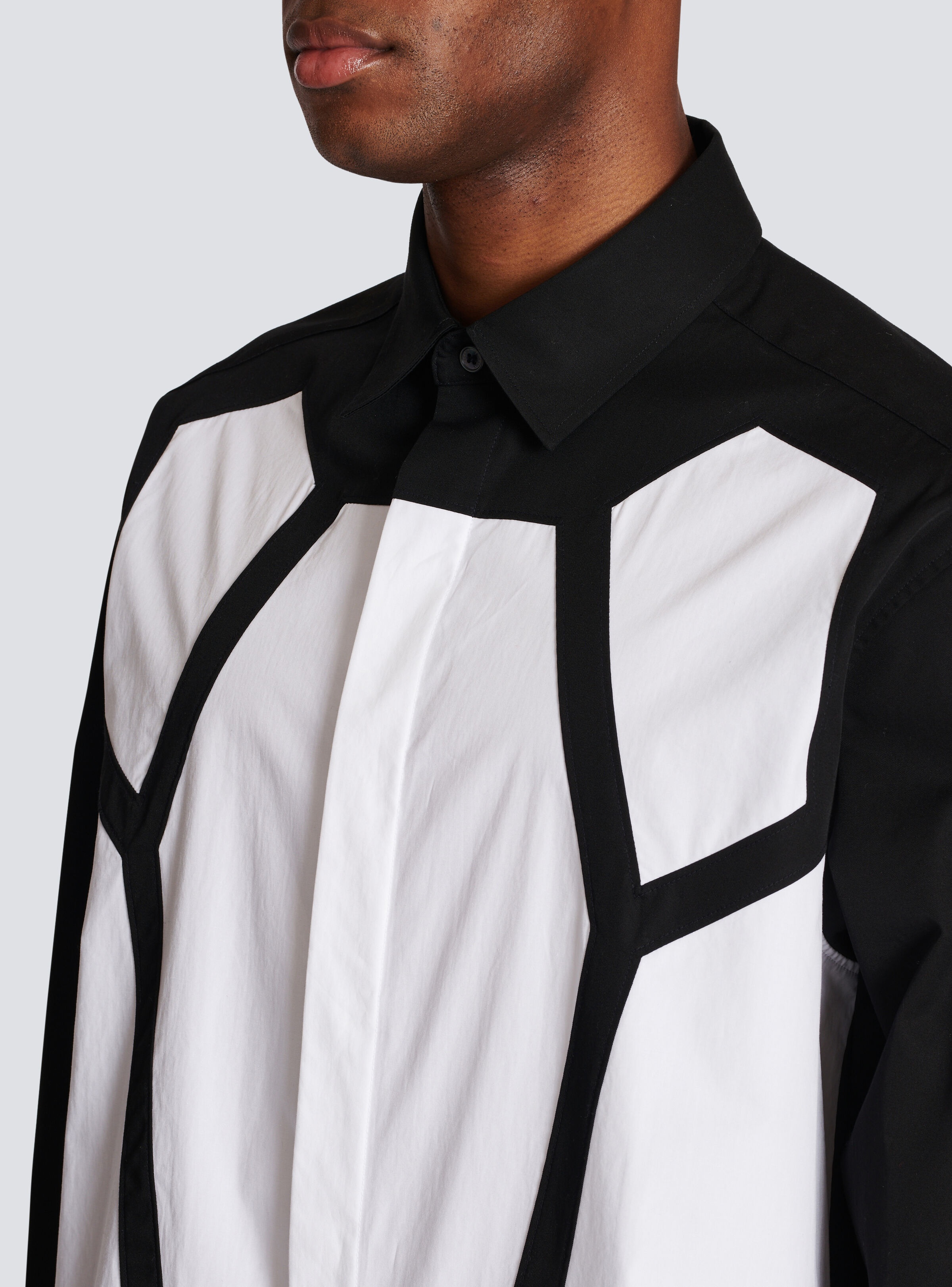 Cotton shirt with inserts - 7