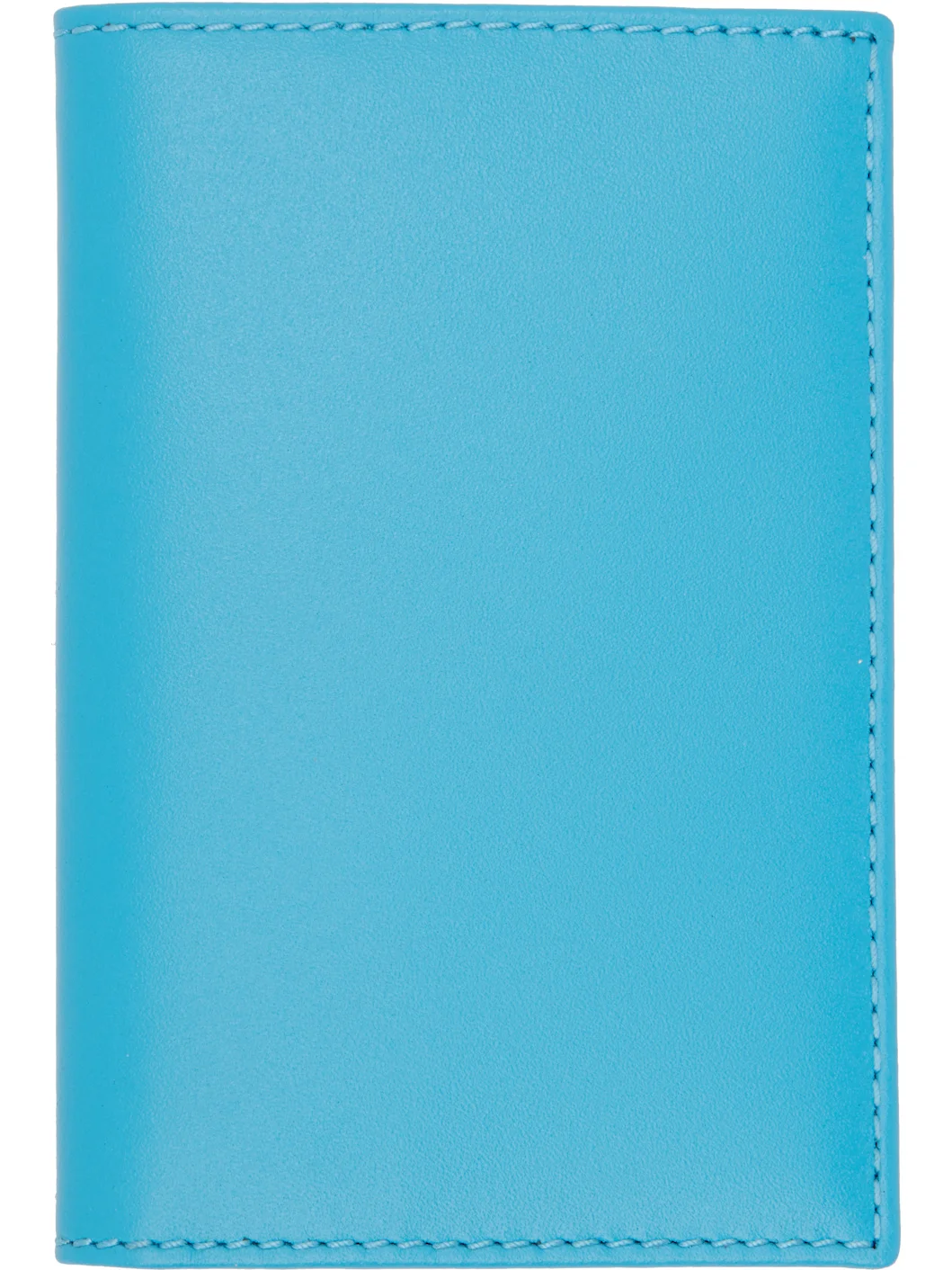 Blue Classic Leather Line Card Holder - 1