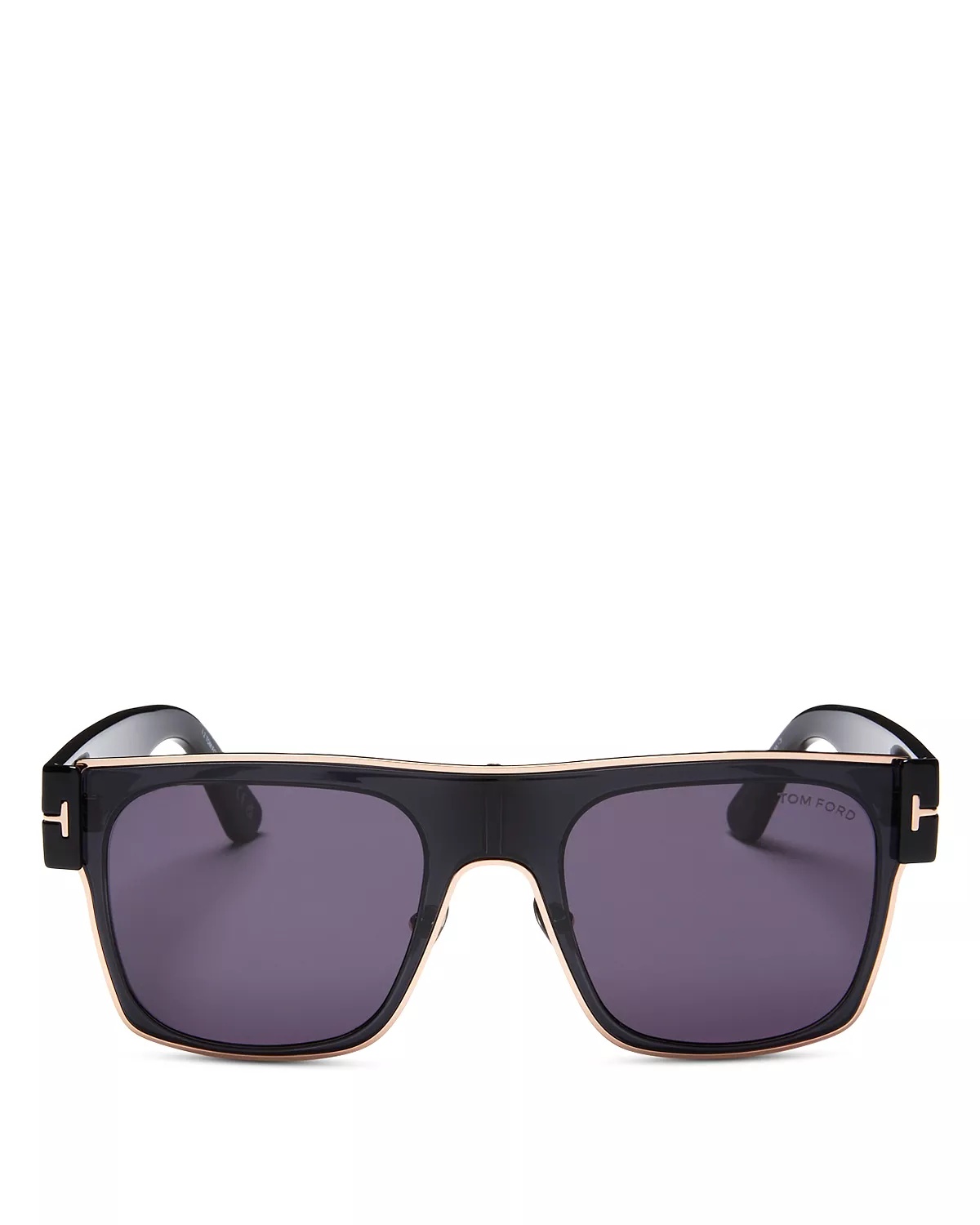 Metal Accent Square Sunglasses, 54mm - 6