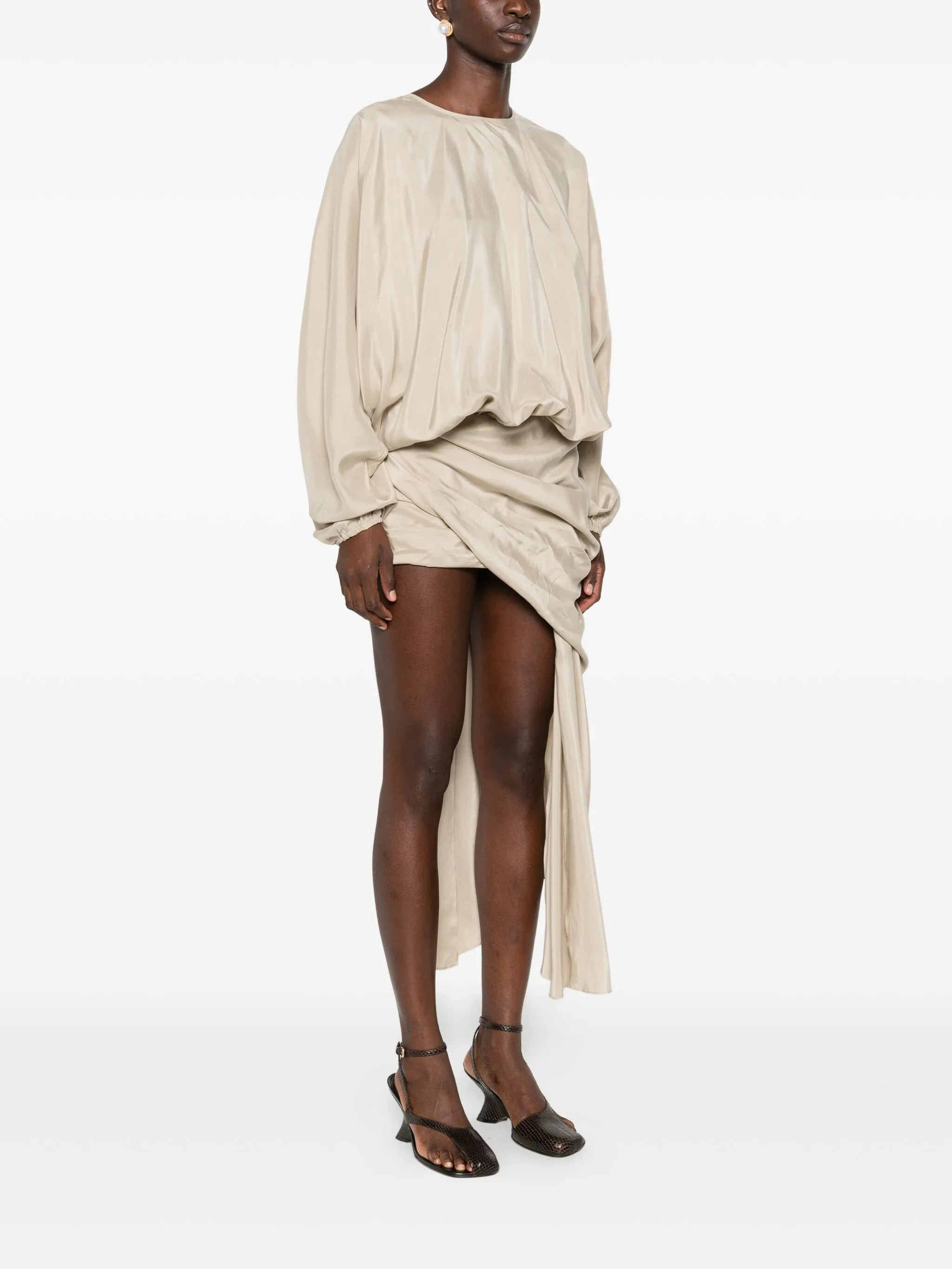 Christopher Esber Draped Silk Dress - 2