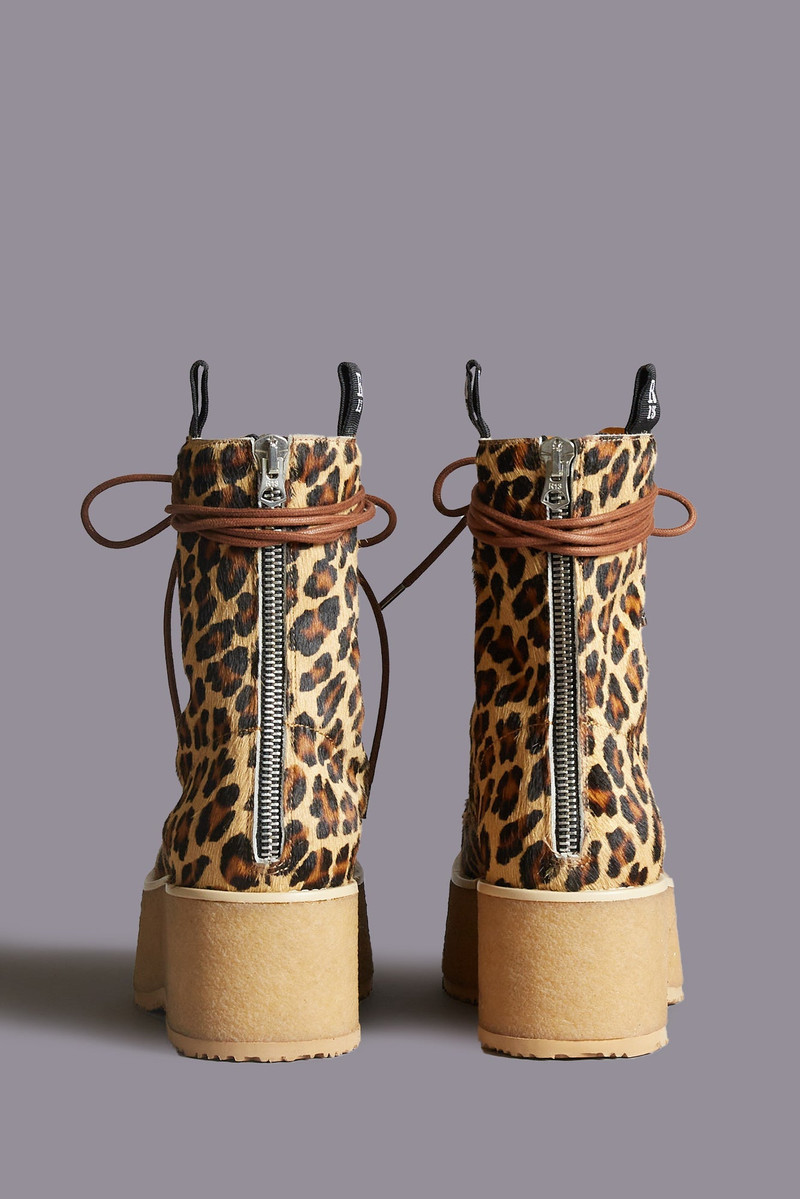 R13 DOUBLE STACK BOOT - LEOPARD outlook