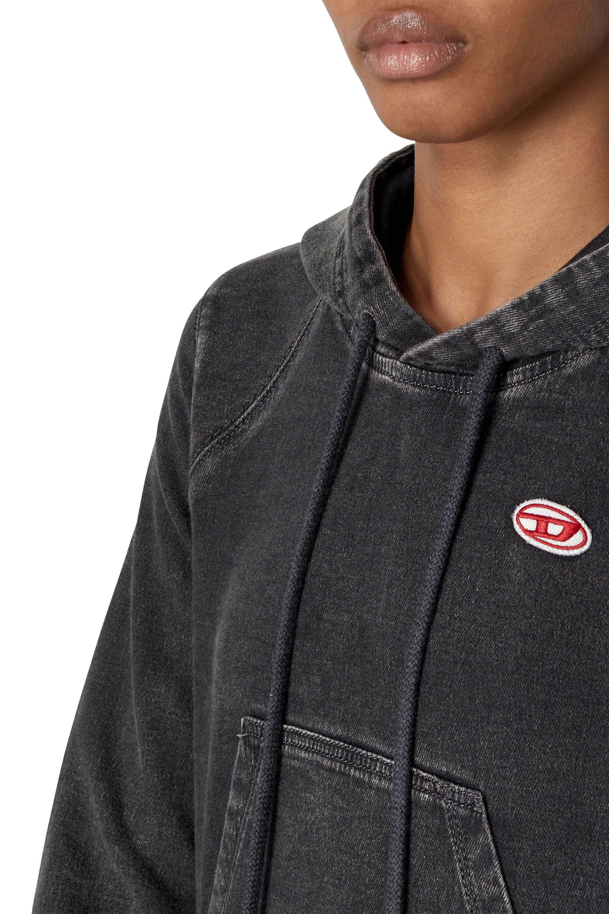 D-ANGY TRACK DENIM HOODIE - 5