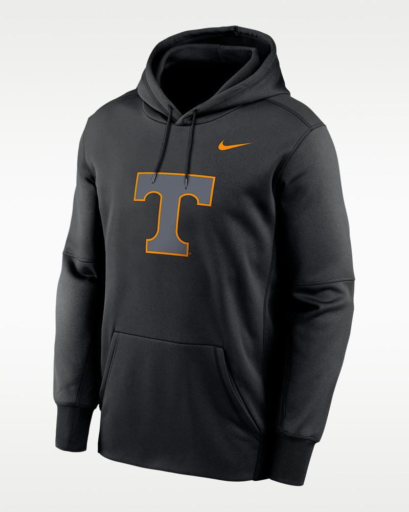 Tennessee Volunteers Performance Color Pop Logo Men's Nike Therma College Pullover Hoodie 1