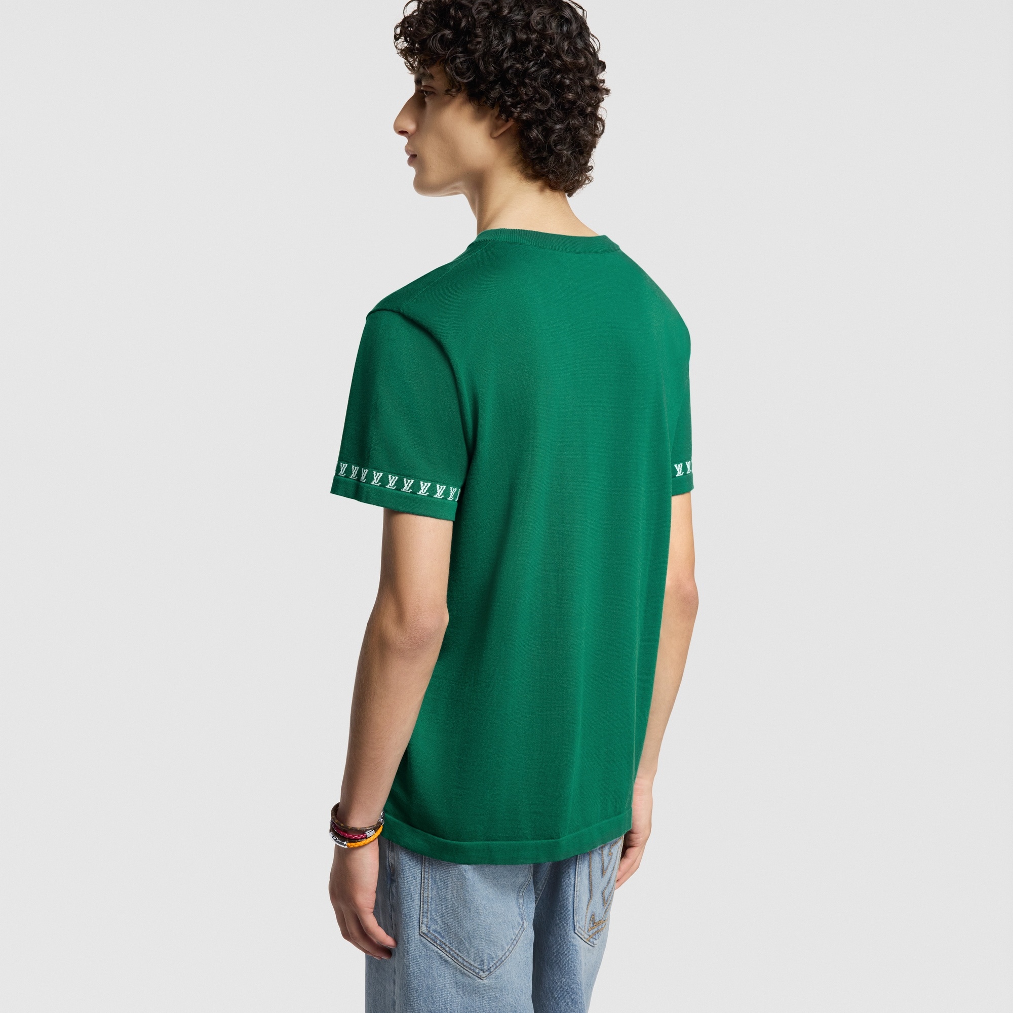 Signature Short-Sleeved Cotton Crewneck - 5