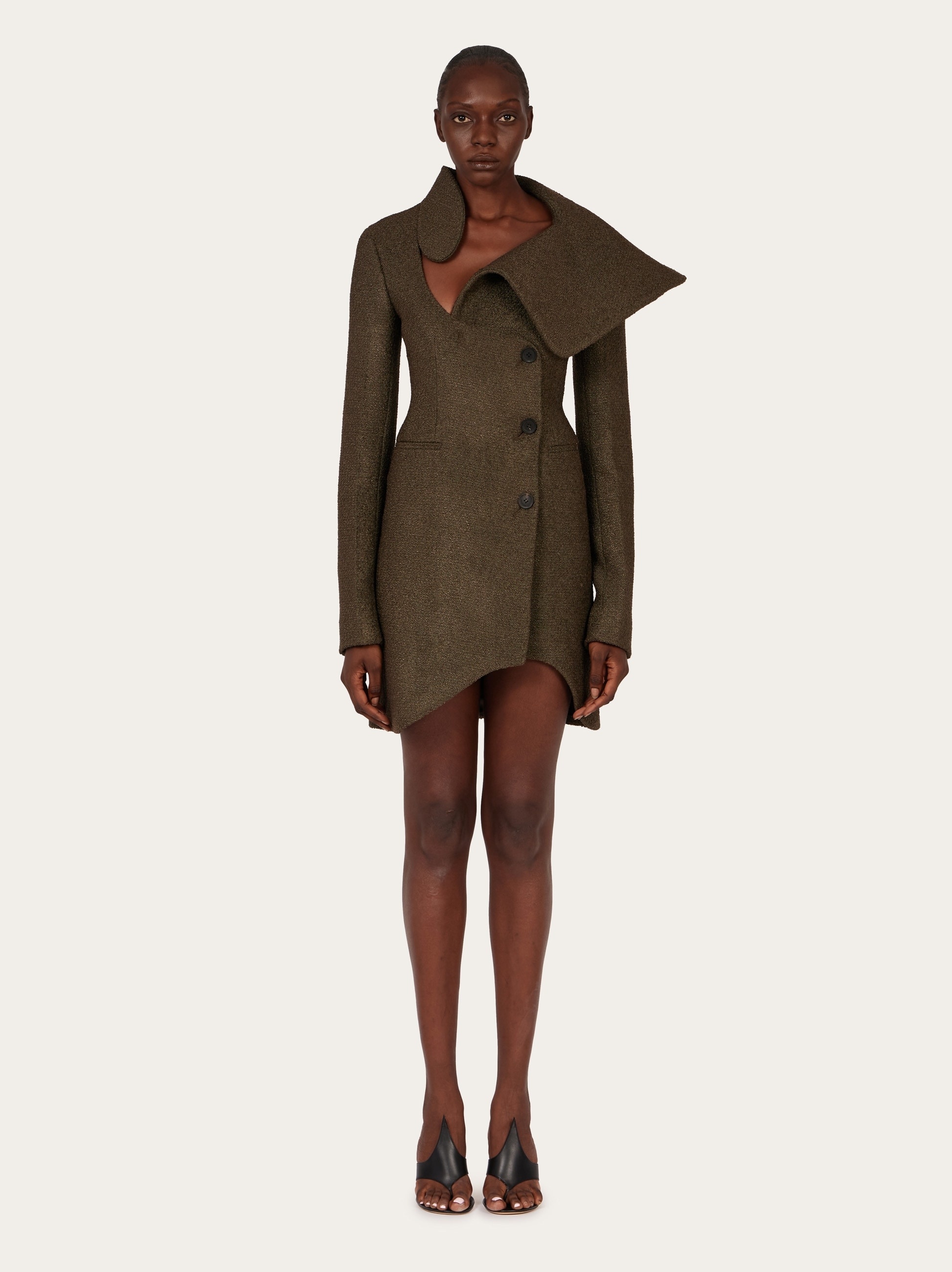 Sculptural cut coat - 2