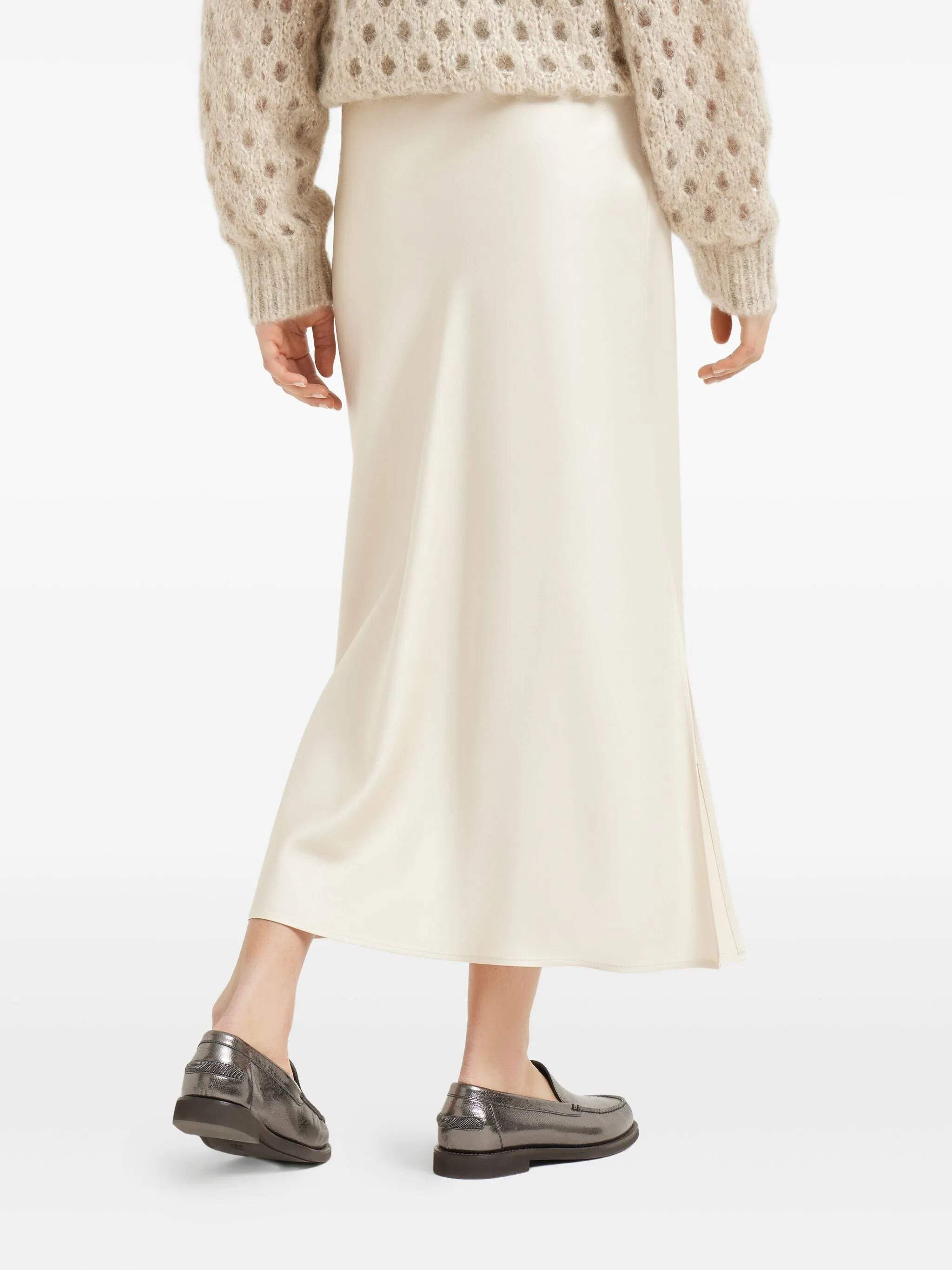 Brunello Cucinelli Side-split Midi Skirt - 3