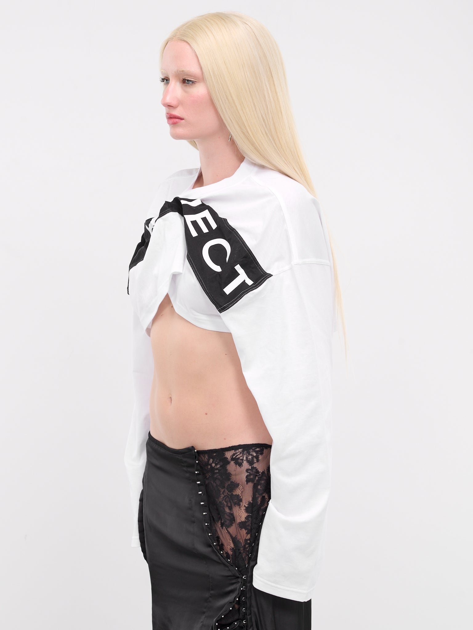 Scrunched Logo Crop Top - 2