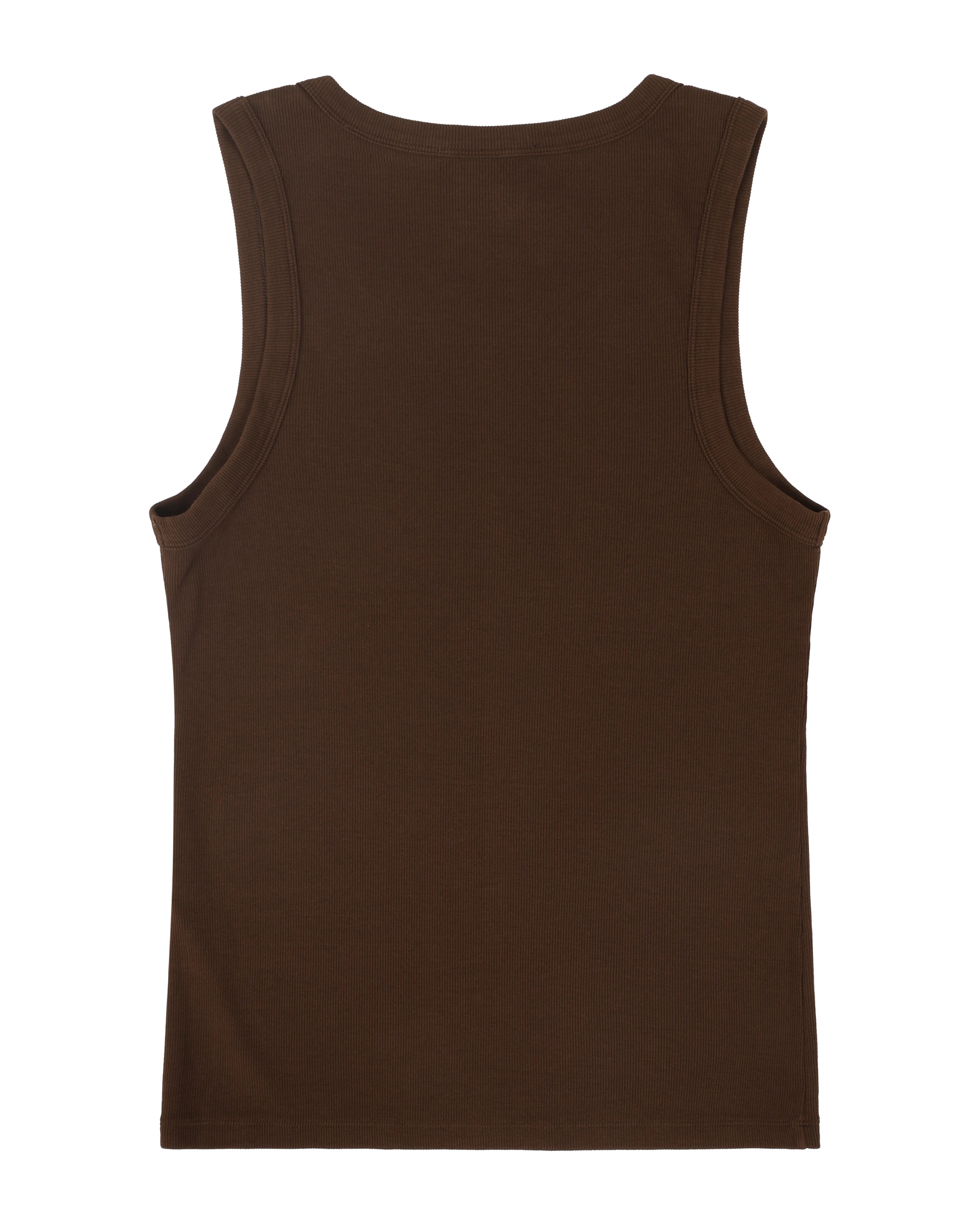 RIB TANK BRUNETTE - 5