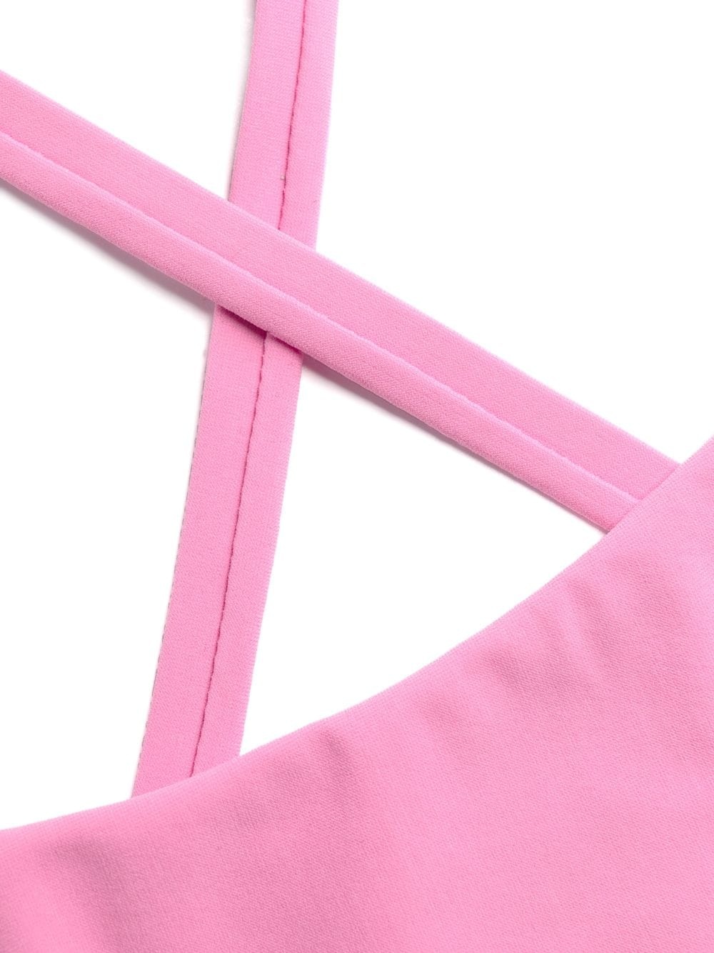criss-cross straps high-cut swimsuit - 3
