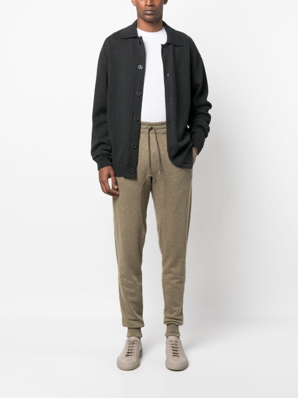 drawstring-fastening track pants - 2