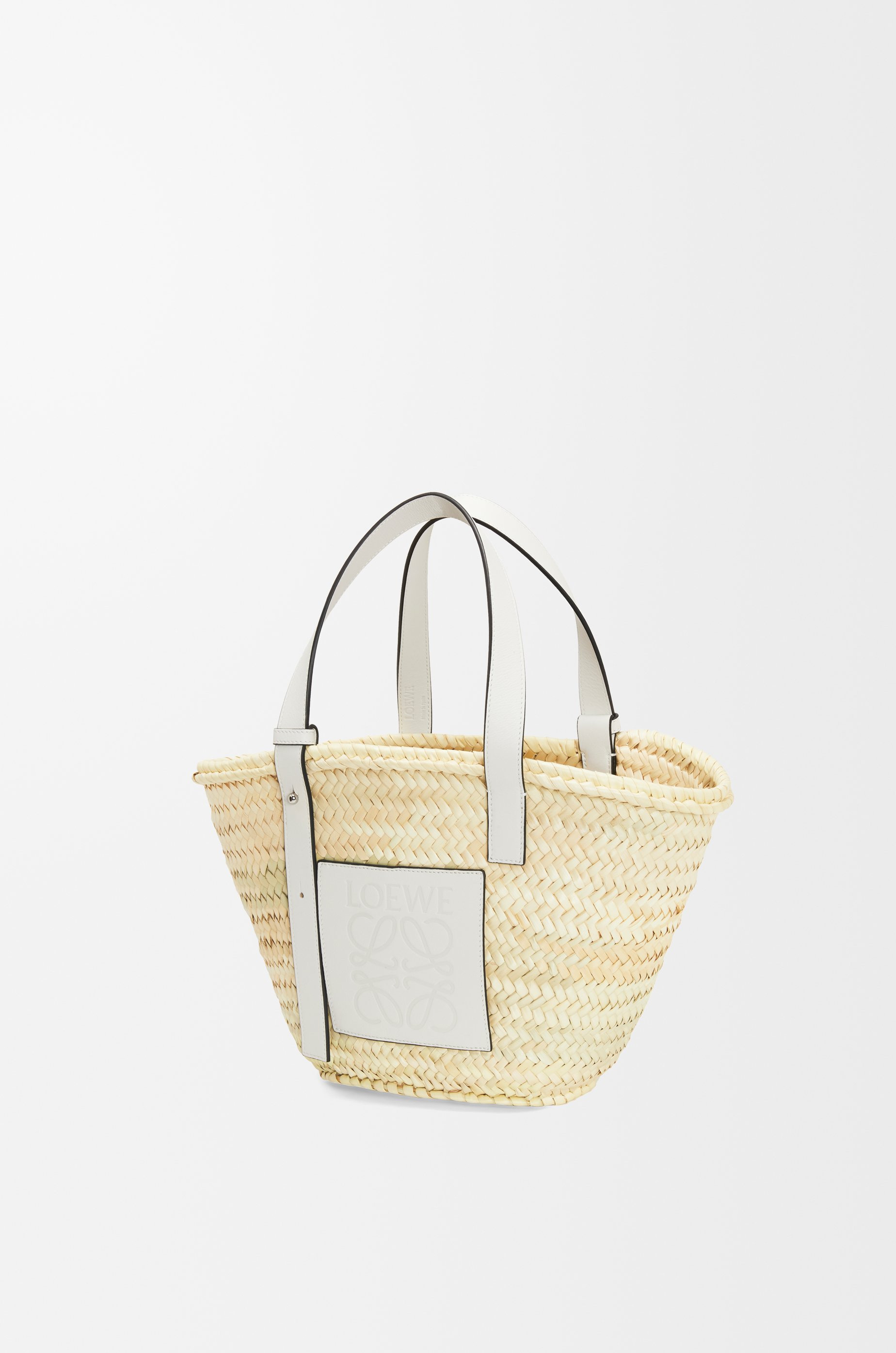 Basket bag in palm leaf and calfskin - 3