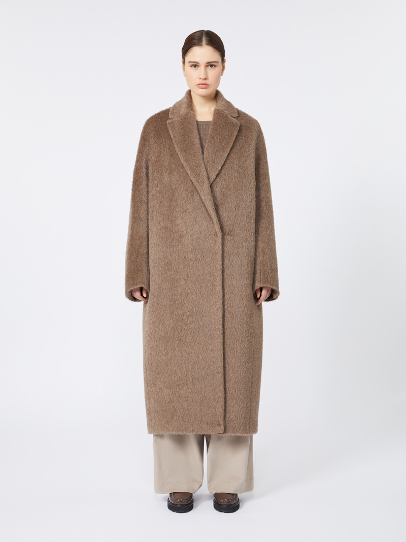 GIORGIA Oversized coat in alpaca, wool and cashmere 3