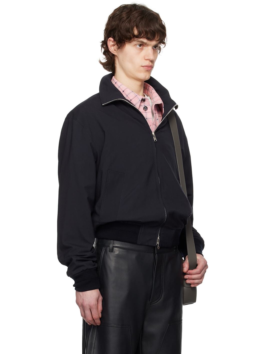 Navy Fine Wool Jacket - 2