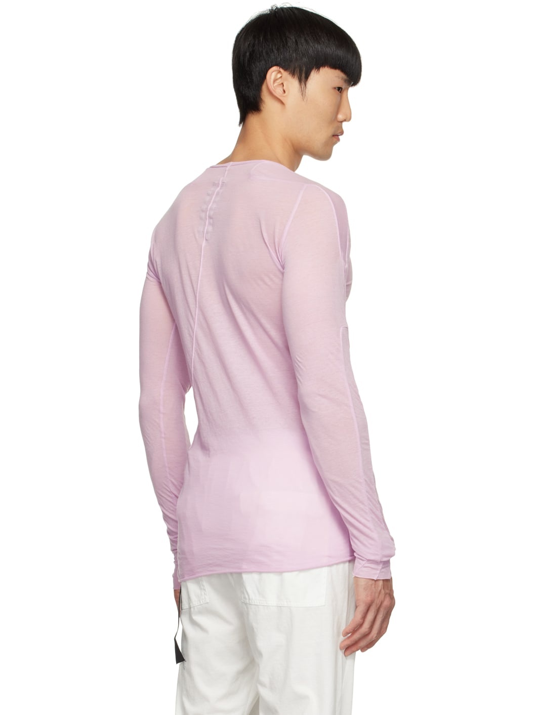 Pink Scarification Long Sleeve T-Shirt - 3