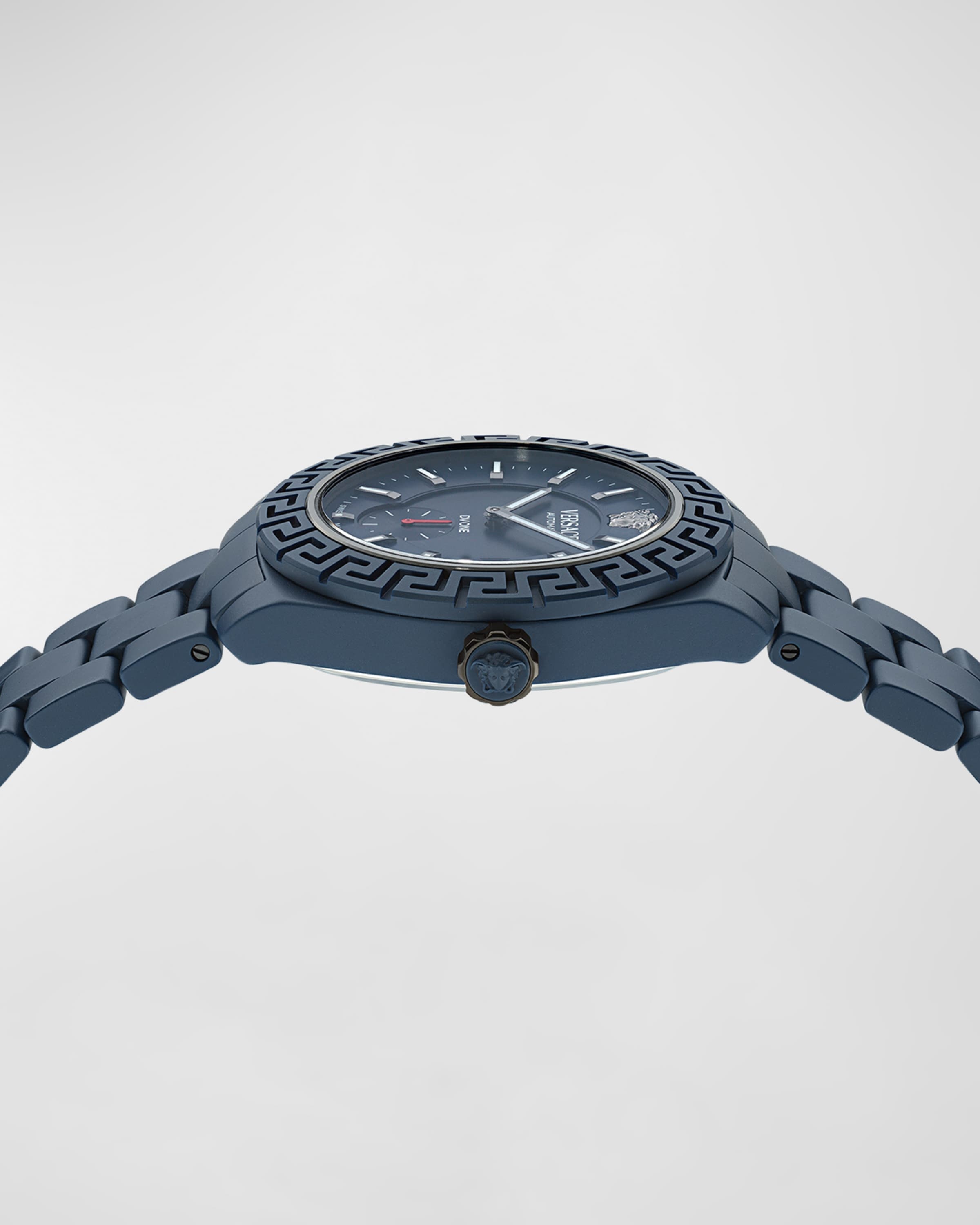 Men's DV One Automatic Blue Ceramic Bracelet Watch, 43mm - 3
