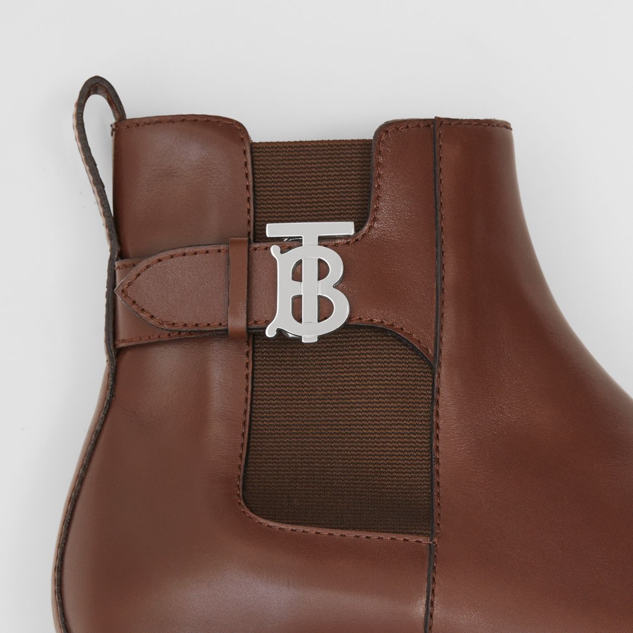 Monogram Motif Leather Chelsea Boots - 2