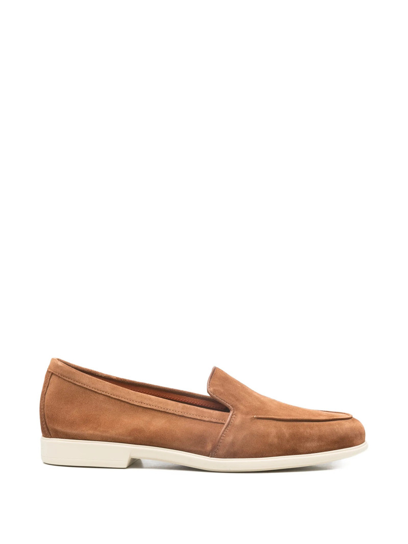 Santoni Malibu Contrasting-sole Loafers 1