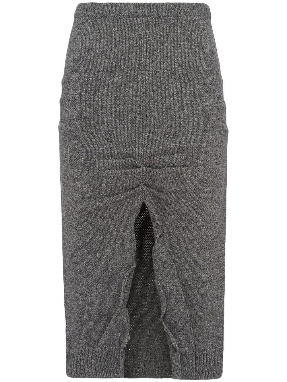cashmere knitted skirt - 1