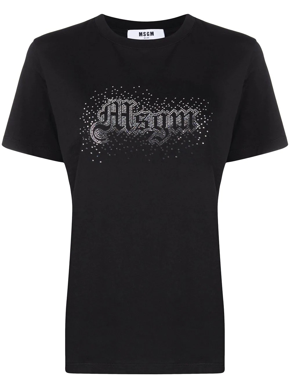 embellished logo T-shirt - 1