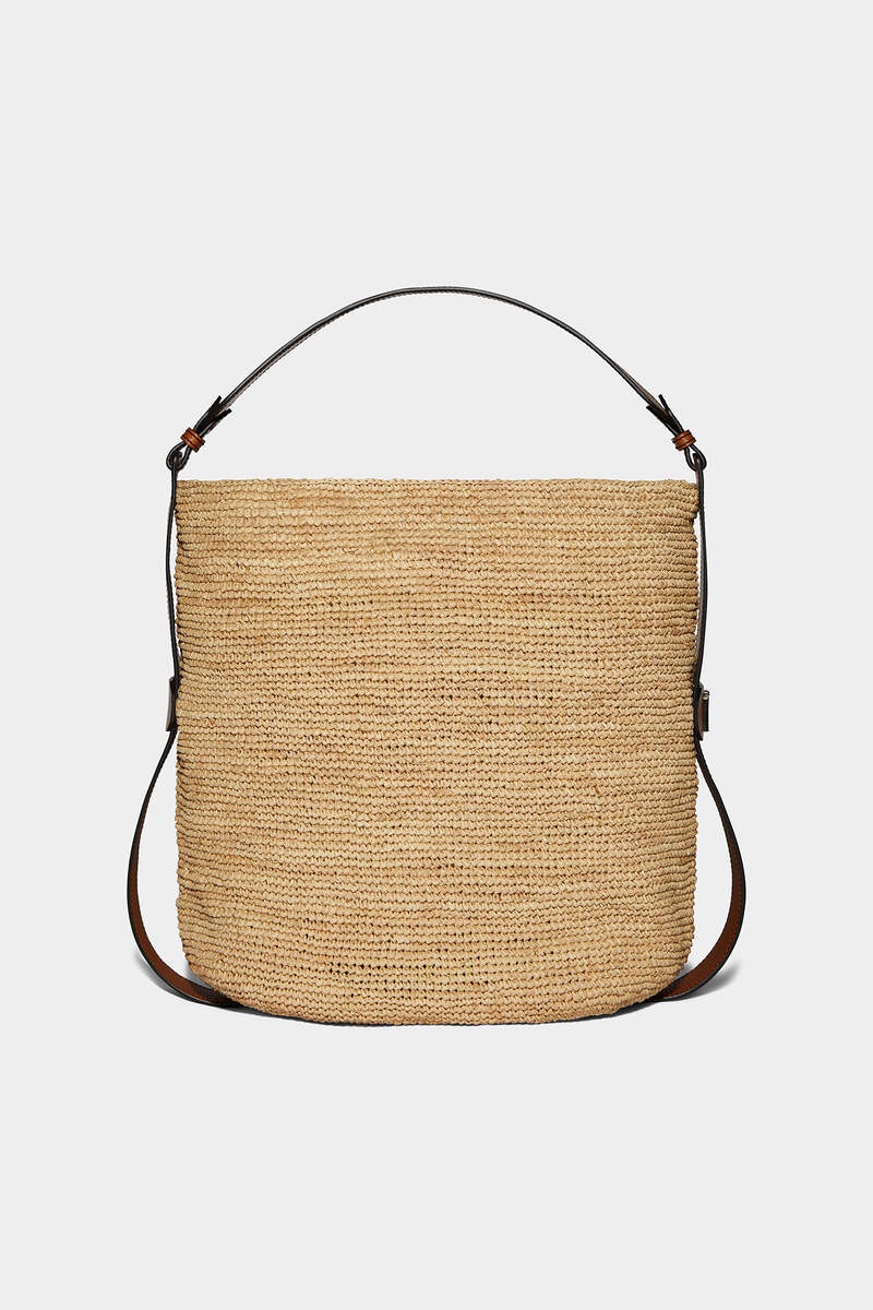 JUNGLE RAFIA HOBO - 3