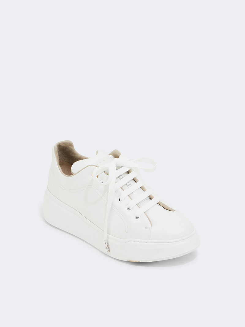 Max Mara MAXIV Leather sneakers - OPTICAL WHITE outlook