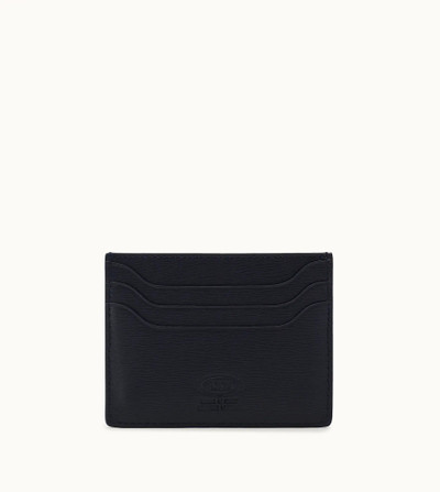 Tod's CREDIT CARD HOLDER IN LEATHER - BLUE outlook