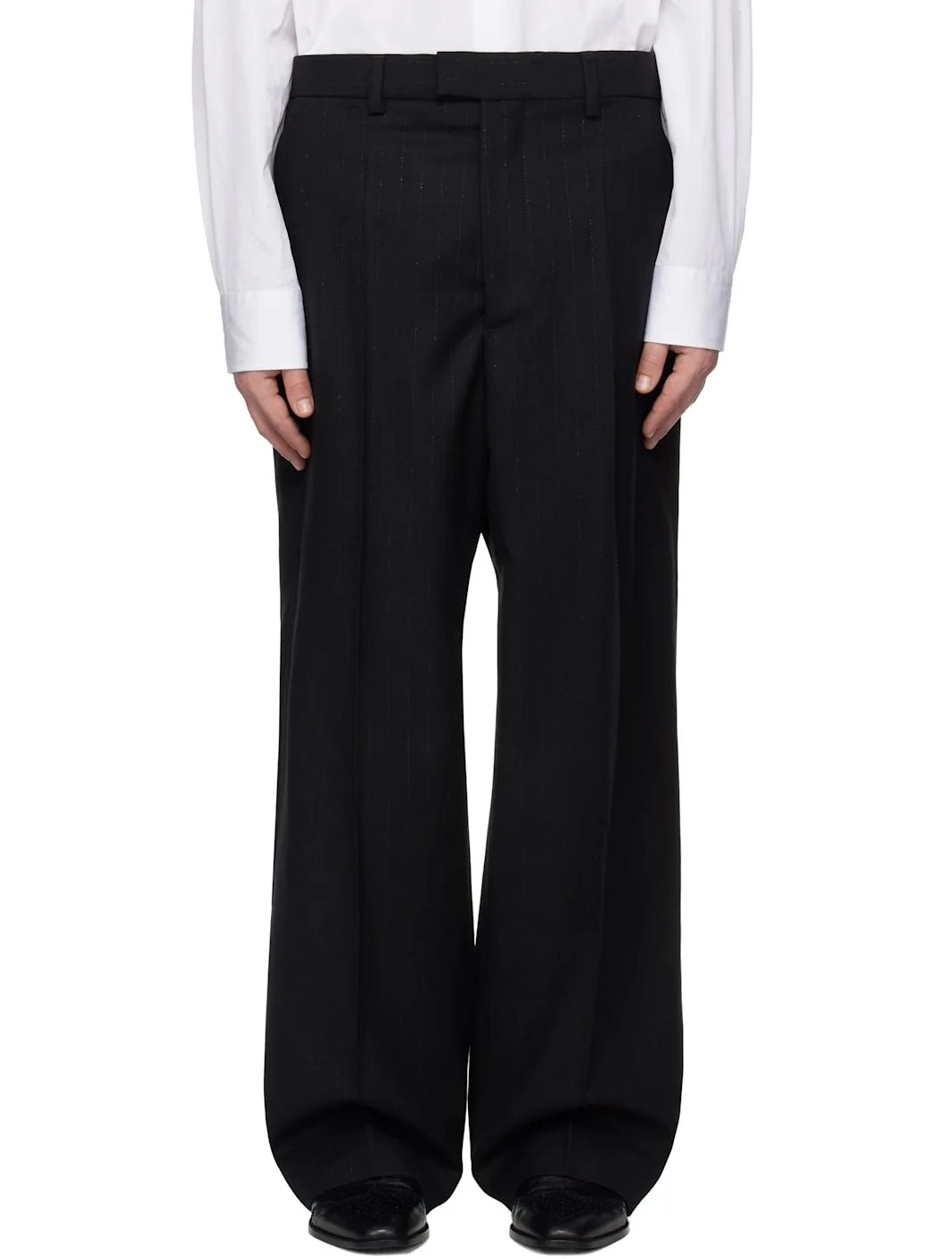 Black Evening Tailored Pants - 1