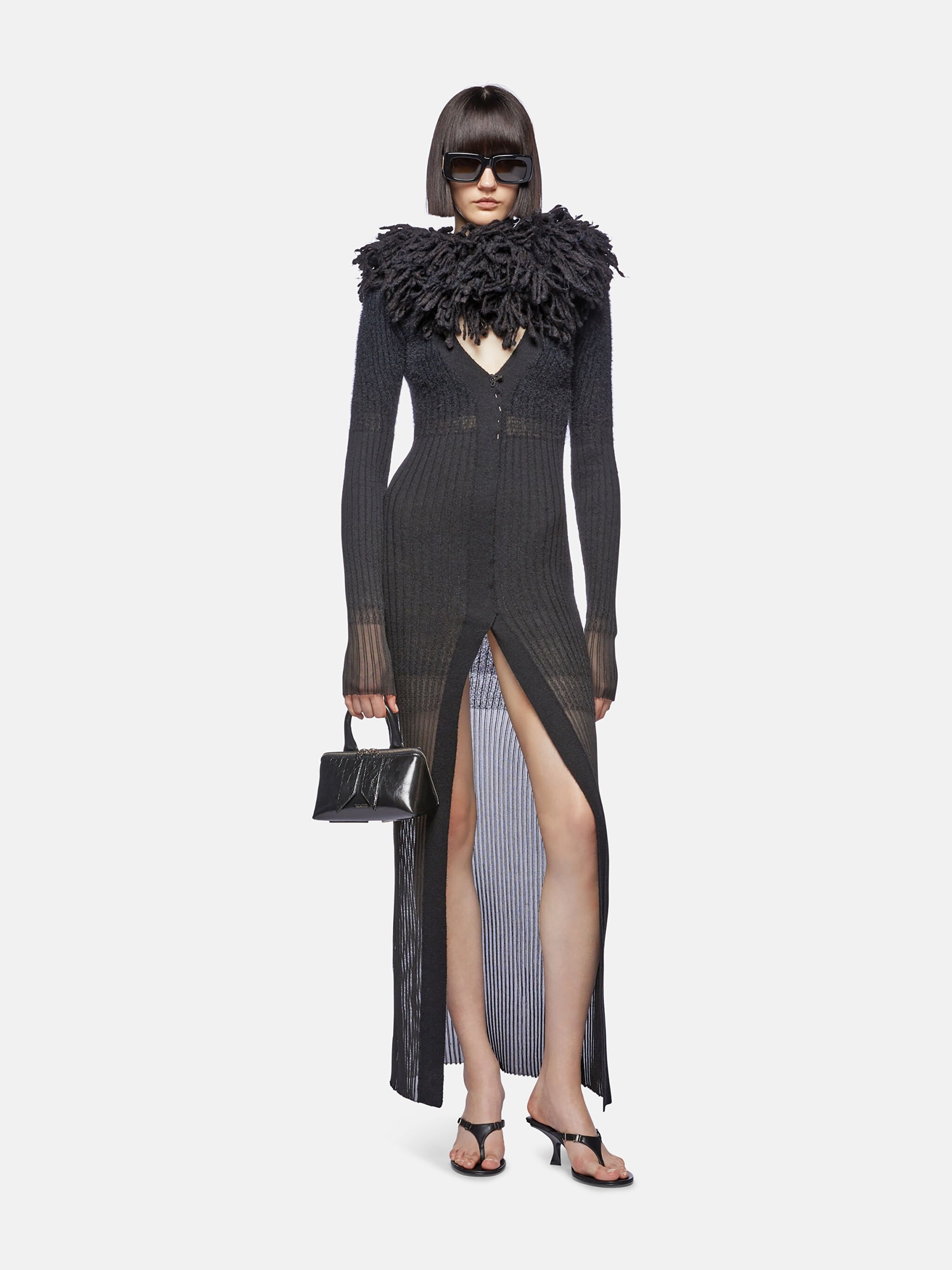 BLACK DEGRADÈ MINI DRESS - 2