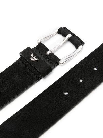 EMPORIO ARMANI logo-plaque belt outlook