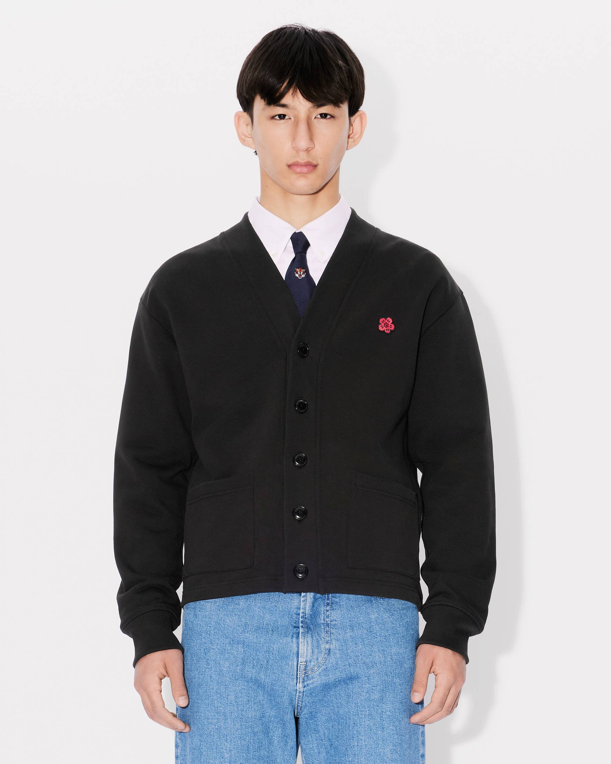 'Boke Flower' embroidered cardigan - 3
