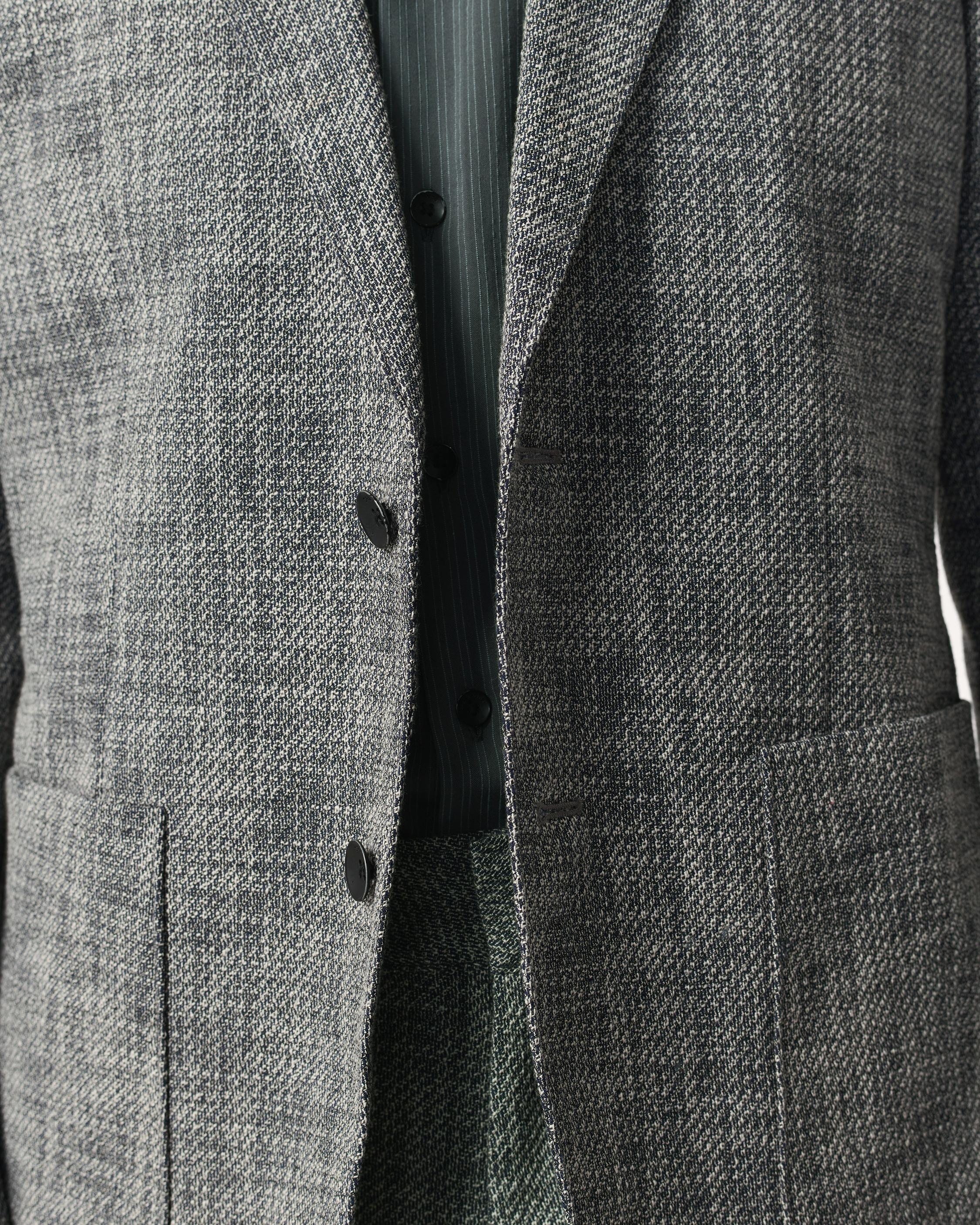 Butler Italian Tweed Patch Pocket Blazer - 3