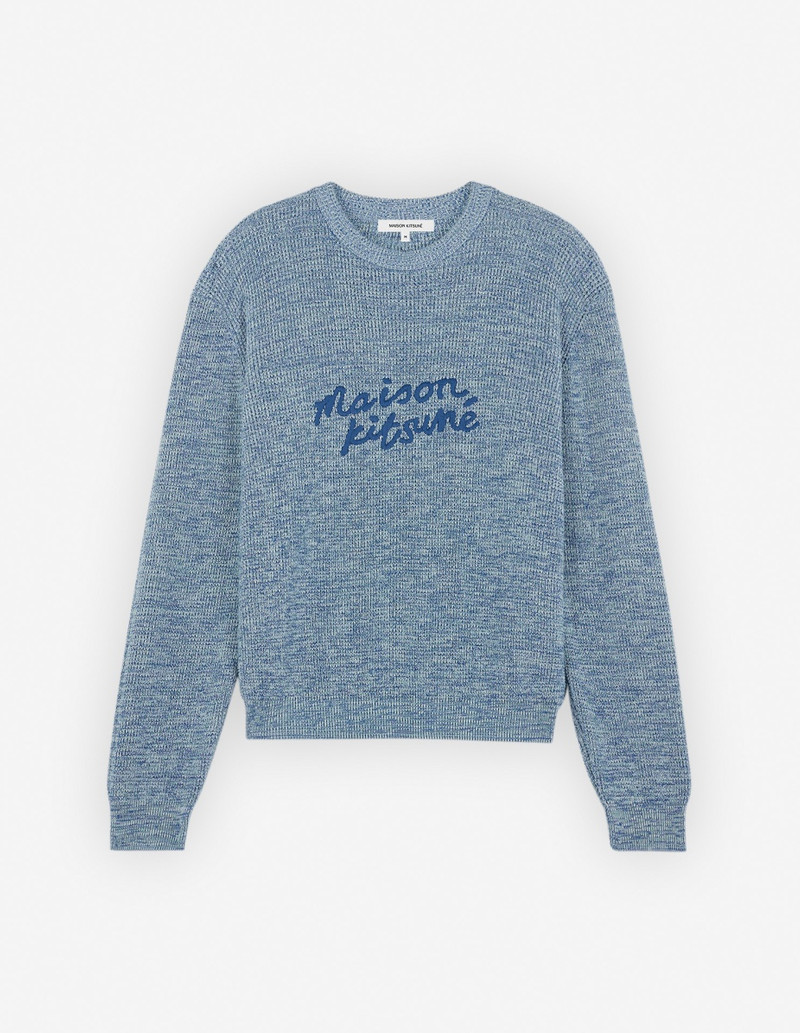 MAISON KITSUNE HANDWRITING COMFORT JUMPER 1