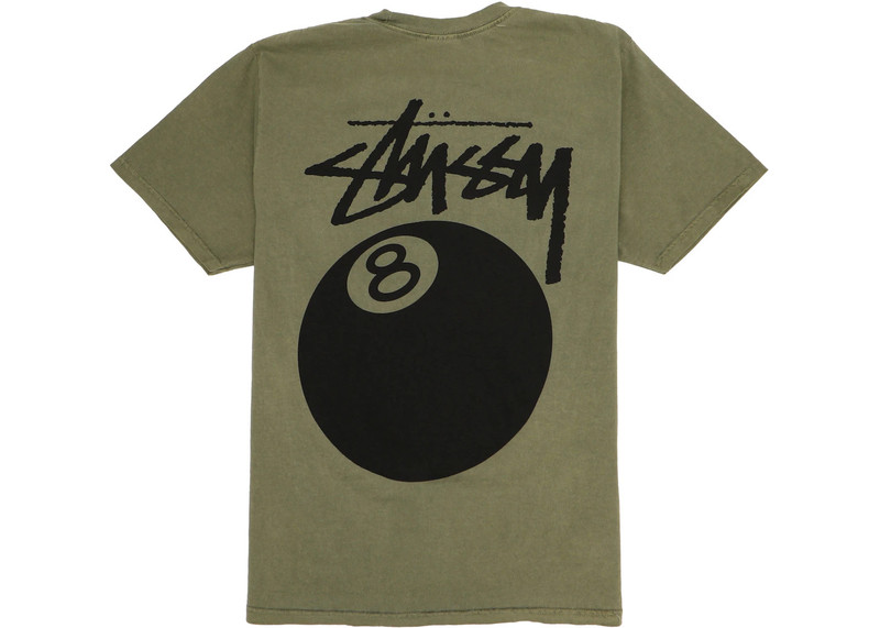 Stüssy Stussy 8 Ball Pigment Dyed Tee Olive outlook