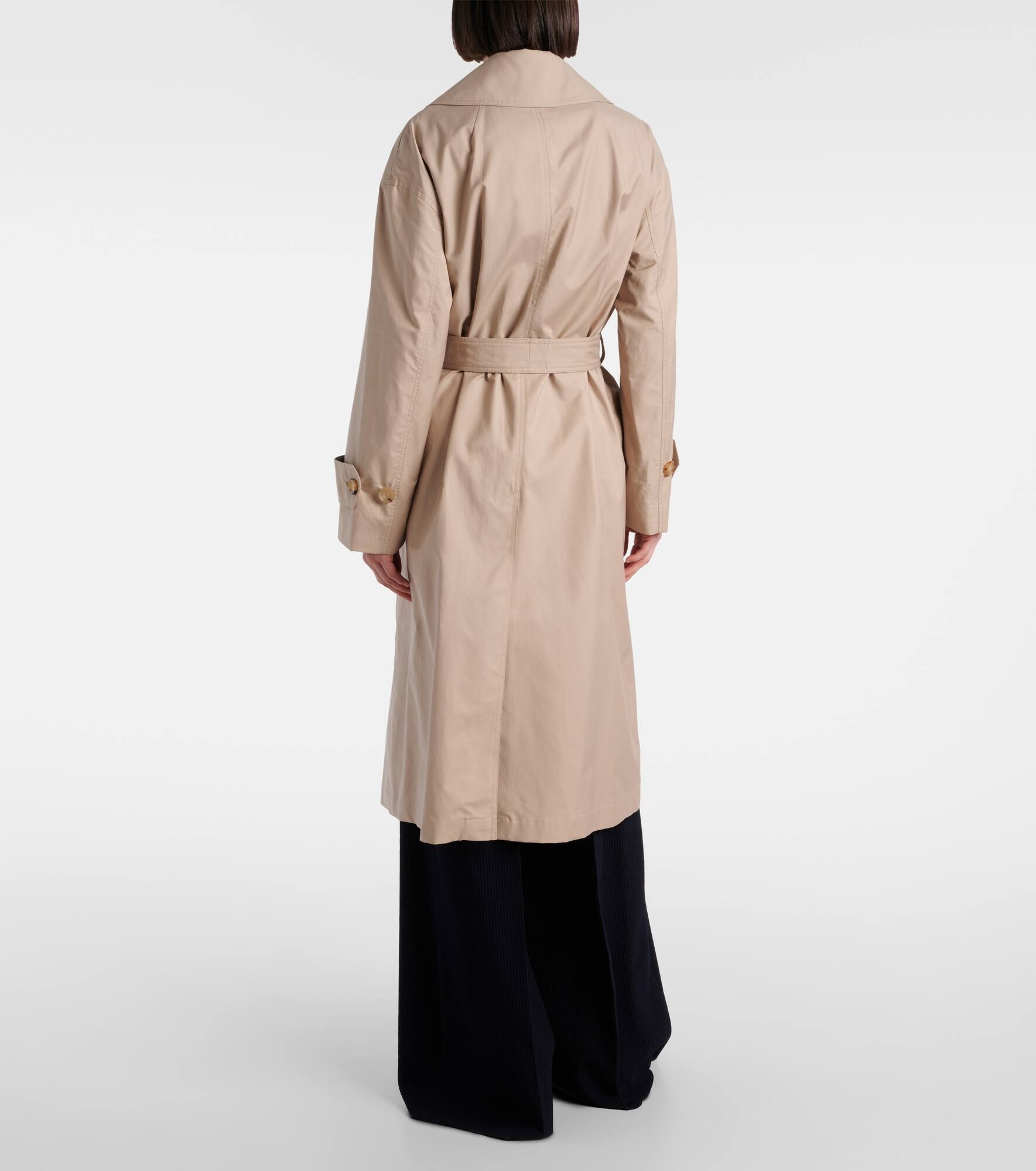 Mtrench cotton-blend twill trench coat - 3