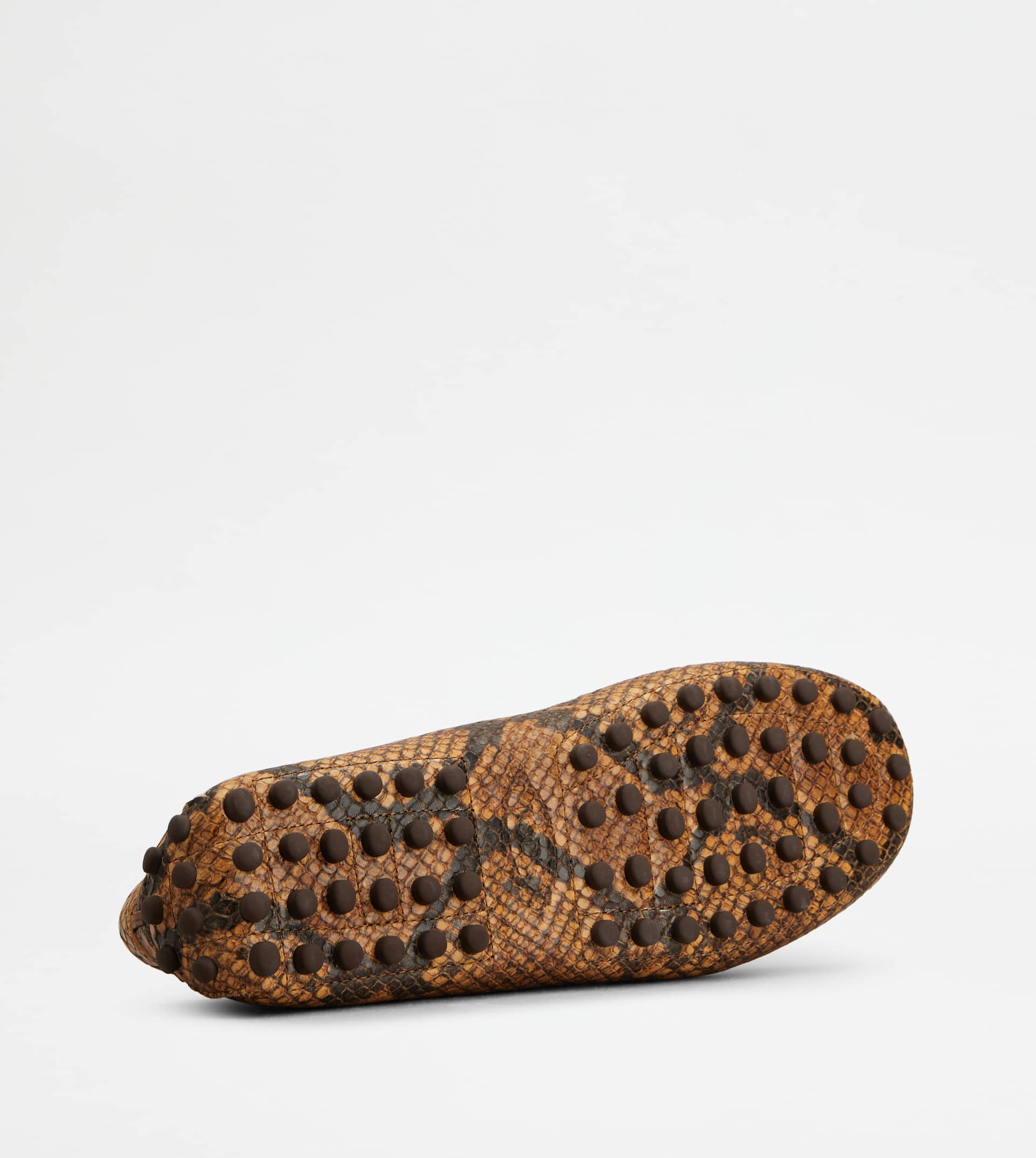 GOMMINO DRIVING SHOES IN LEATHER - BROWN - 4