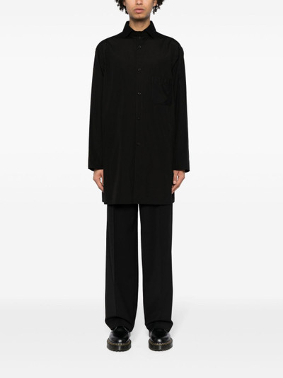 Yohji Yamamoto cotton poplin shirt outlook