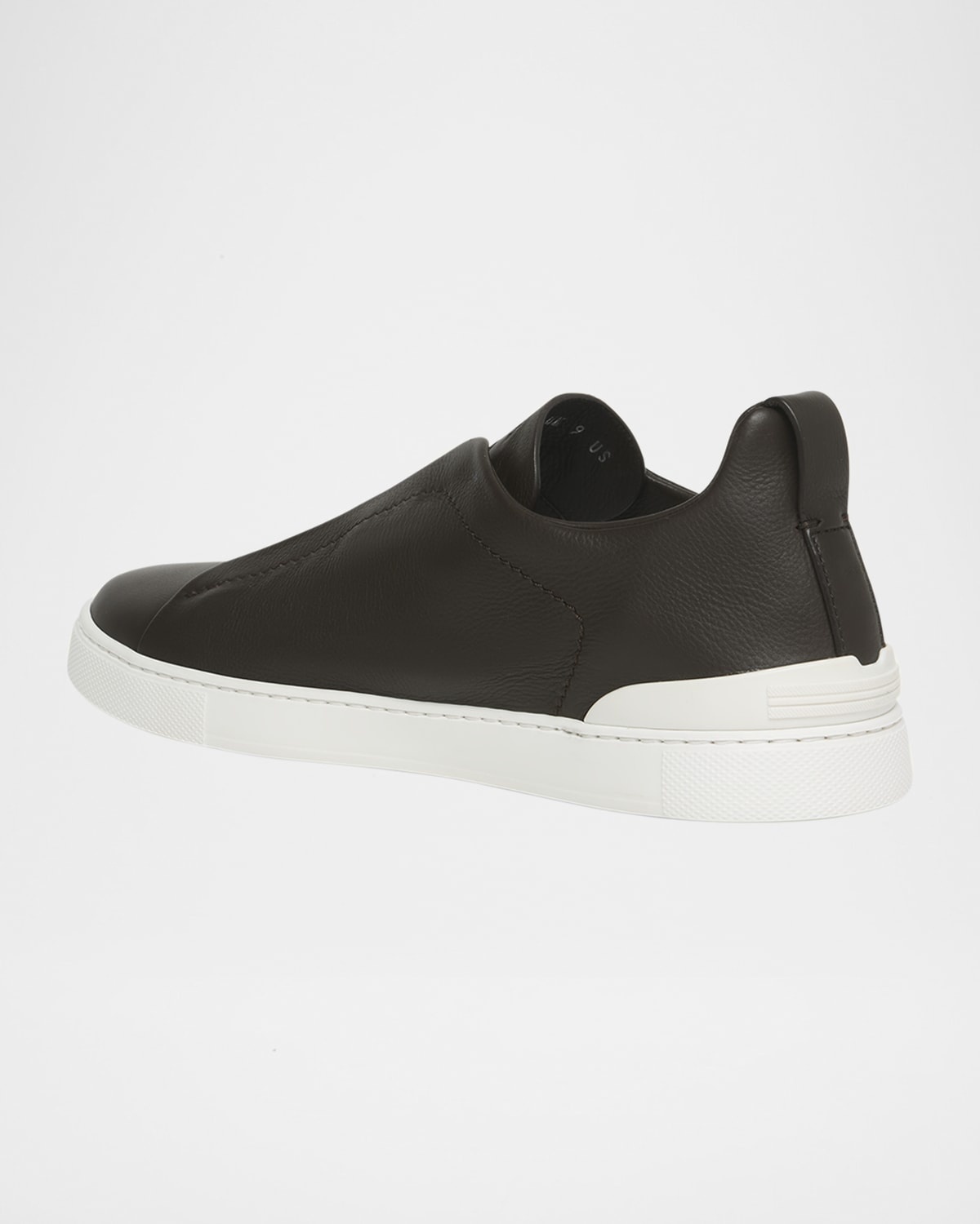 Men's Triple Stitch SECONDSKIN Leather Slip-On Sneakers - 2