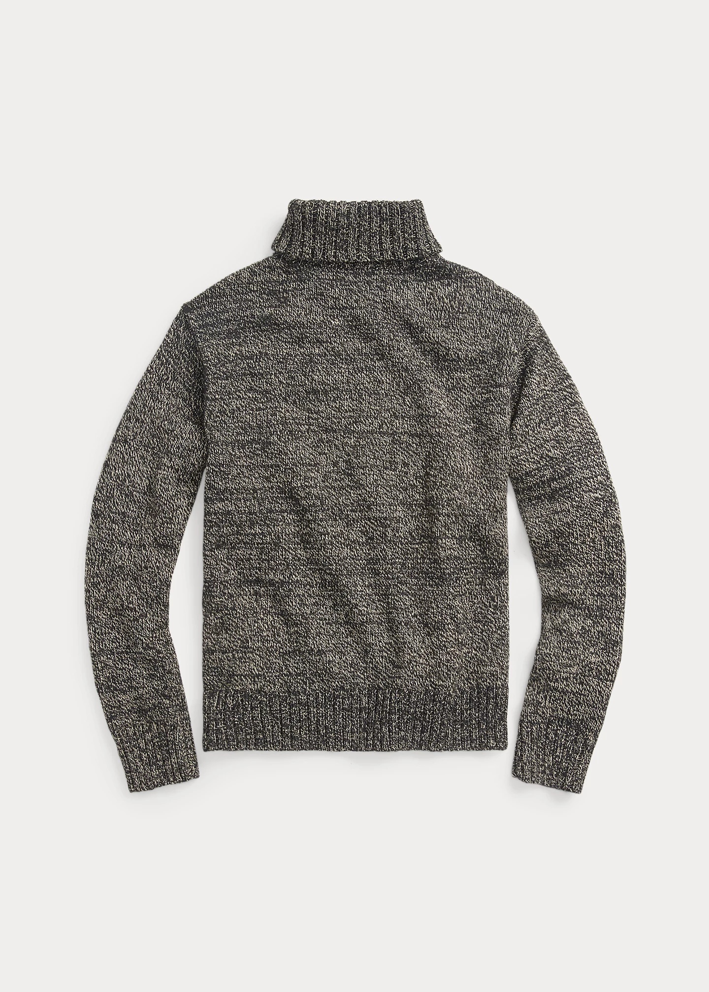 Marled Wool-Blend Turtleneck Sweater - 2