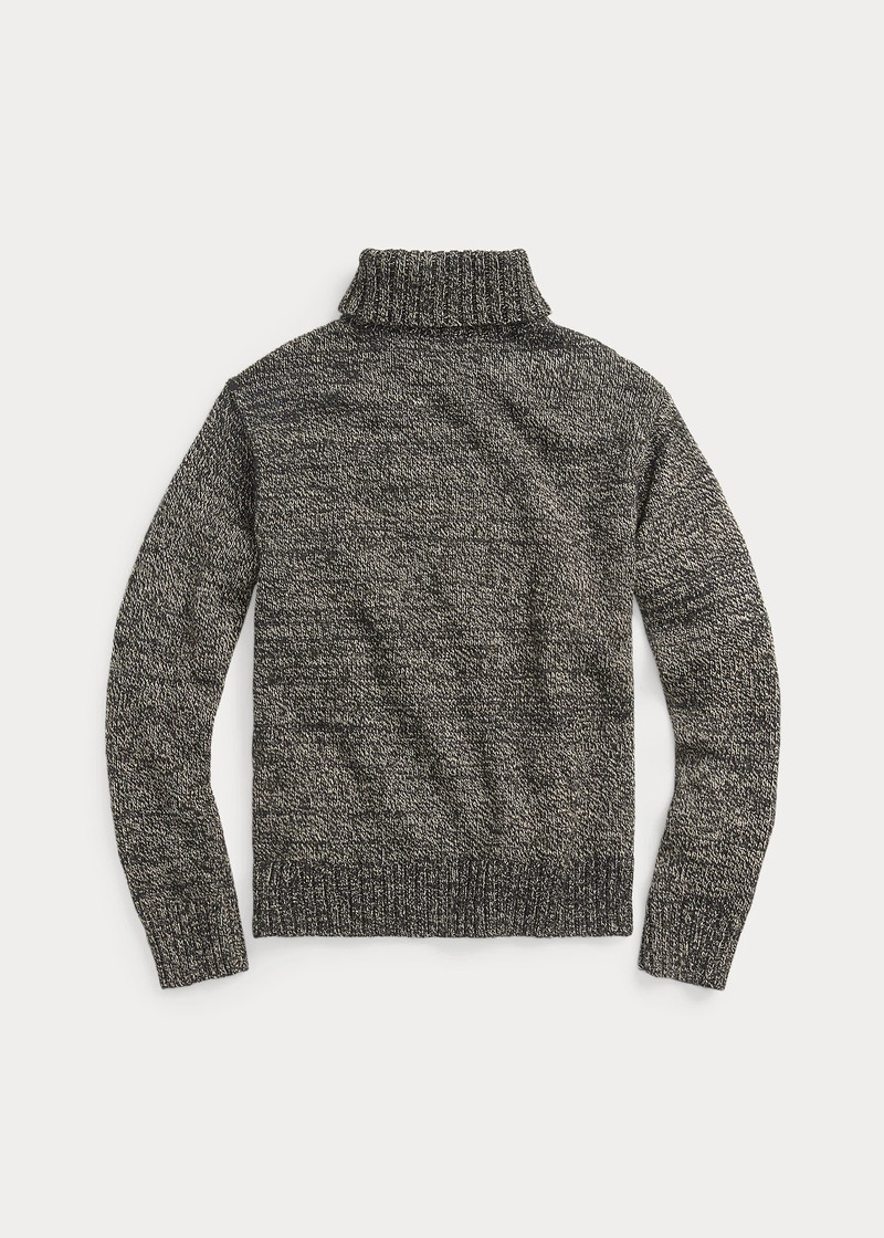 RRL by Ralph Lauren Marled Wool-Blend Turtleneck Sweater outlook