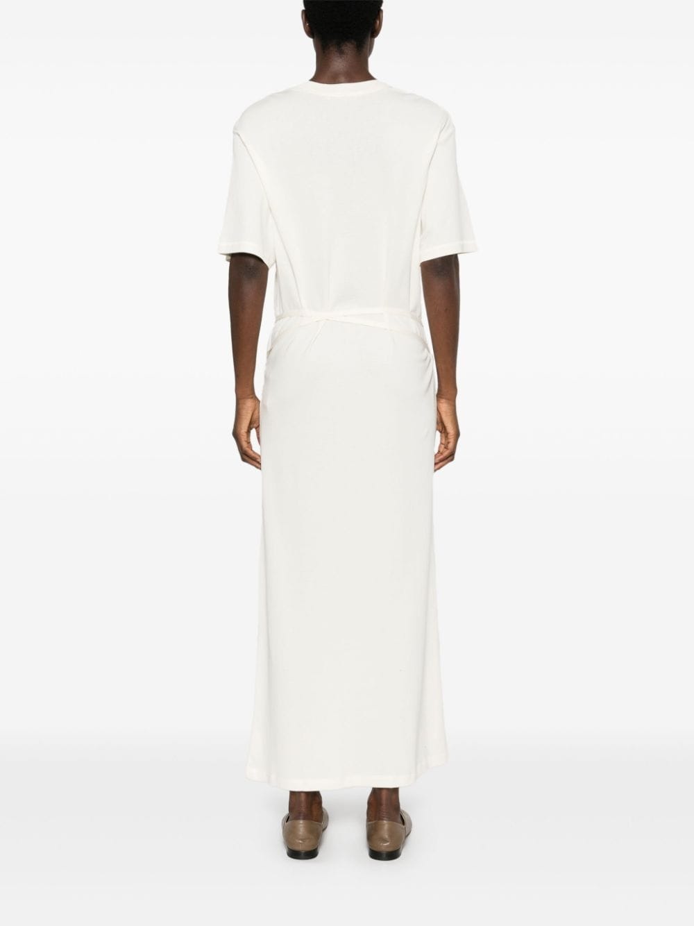 belted maxi dress - 4