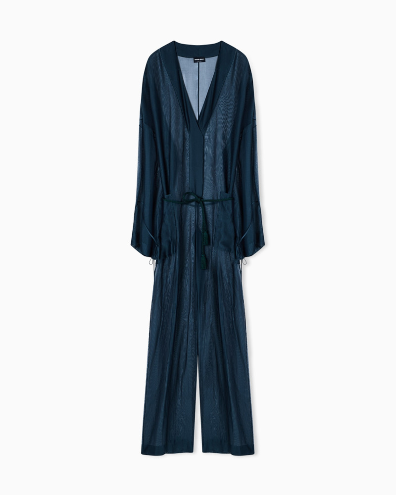 VISCOSE AND SILK GAUZE JUMPSUIT 1