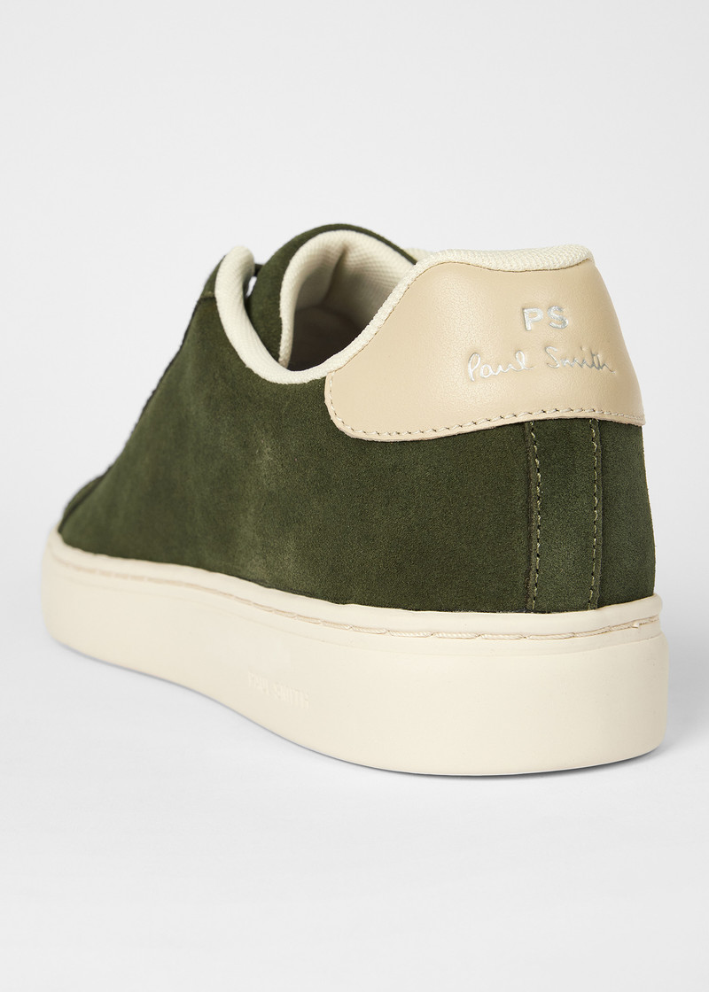 Olive Green Suede 'Rex' Trainers 3